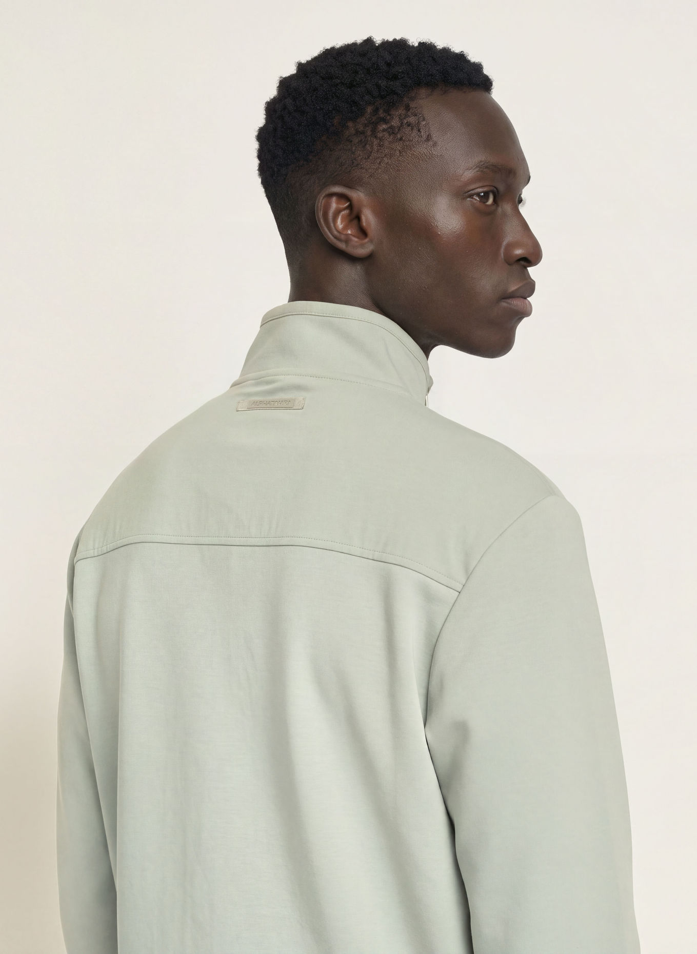 ALPHATAURI SYLVES Half-zip sweatshirt: LIGHT GREEN