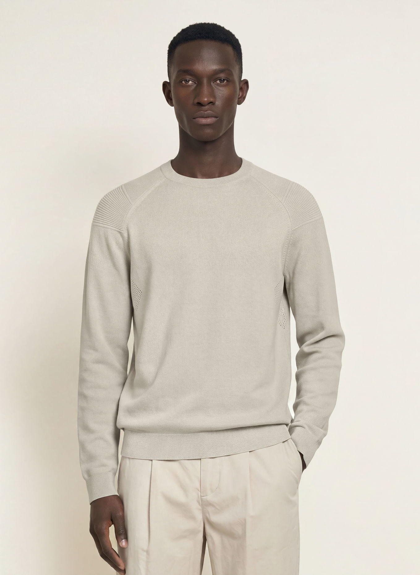 ALPHATAURI FOSOP Sweater: CREAM