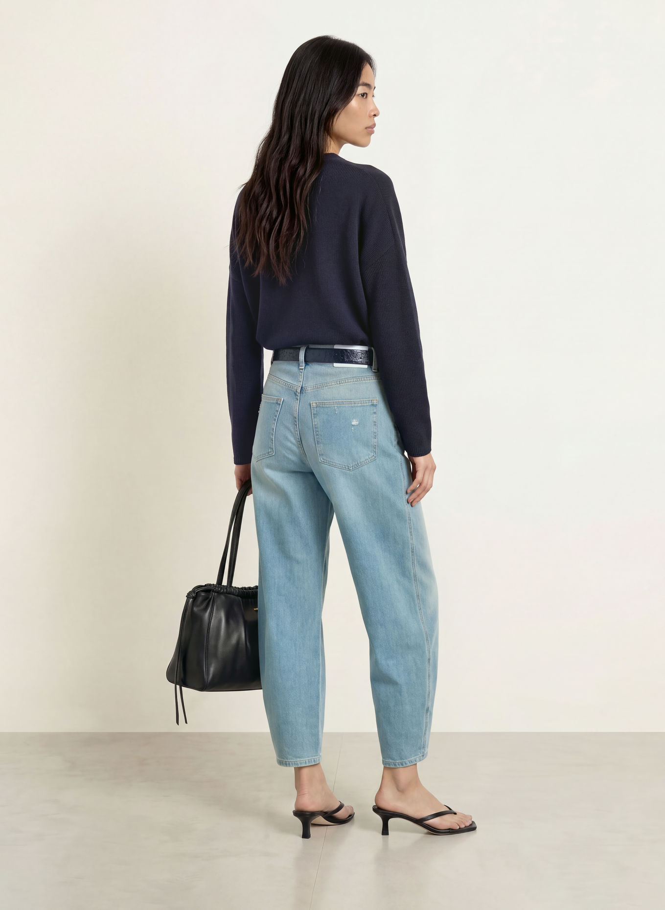 OPUS PANTS MARI LEAP Barrel-leg jeans: 70342 light blue