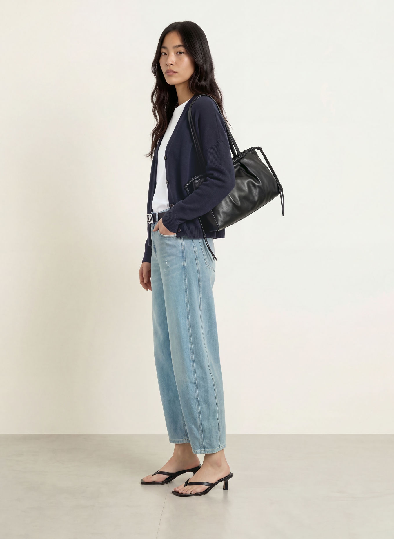 OPUS PANTS MARI LEAP Barrel-leg jeans: 70342 light blue