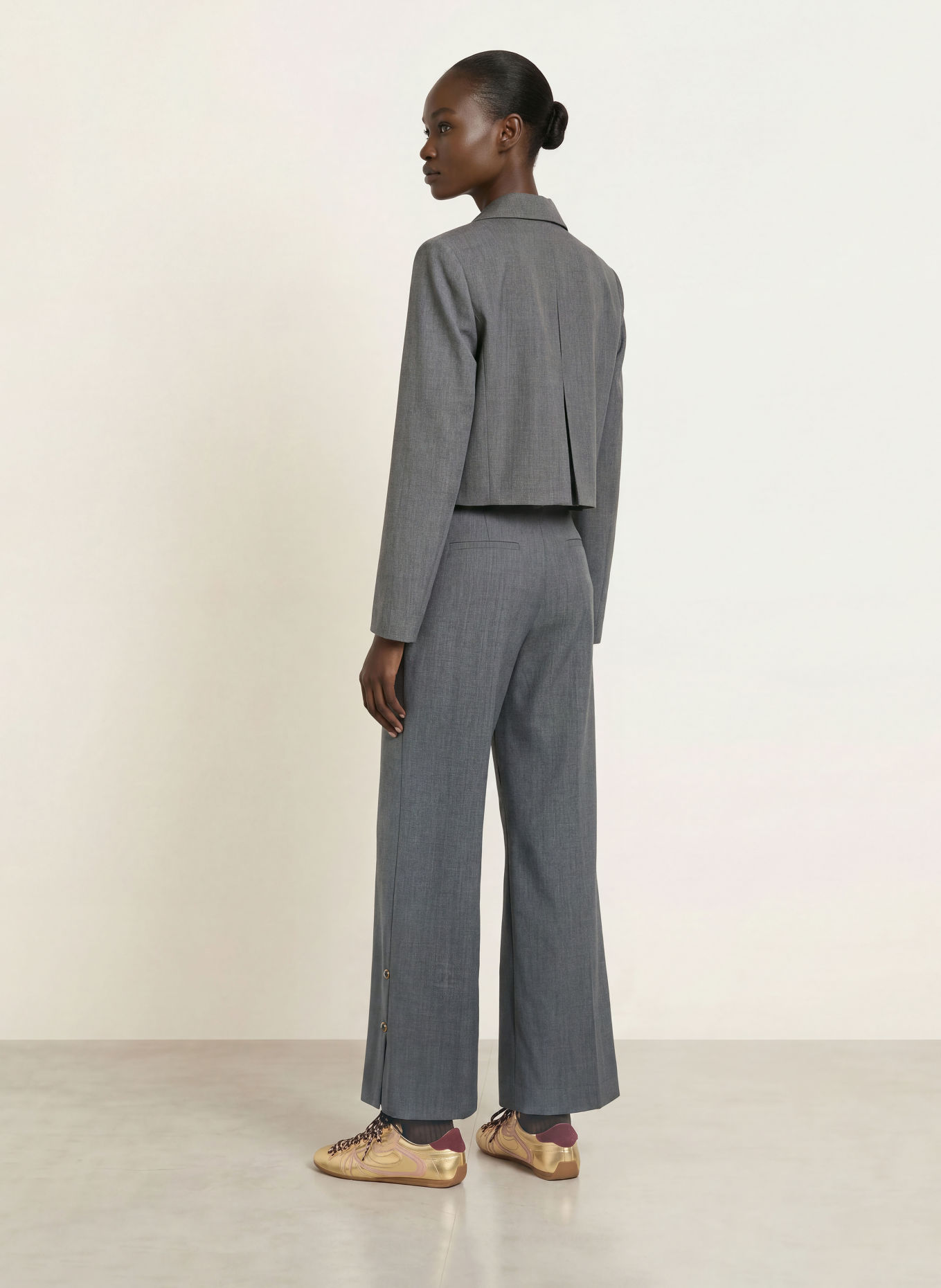 CLAUDIE PIERLOT Marlenehose: GRAU