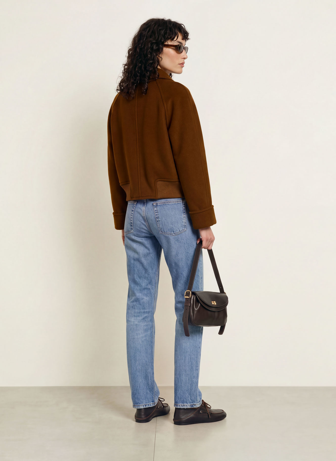 SANDRO Blouson: COGNAC