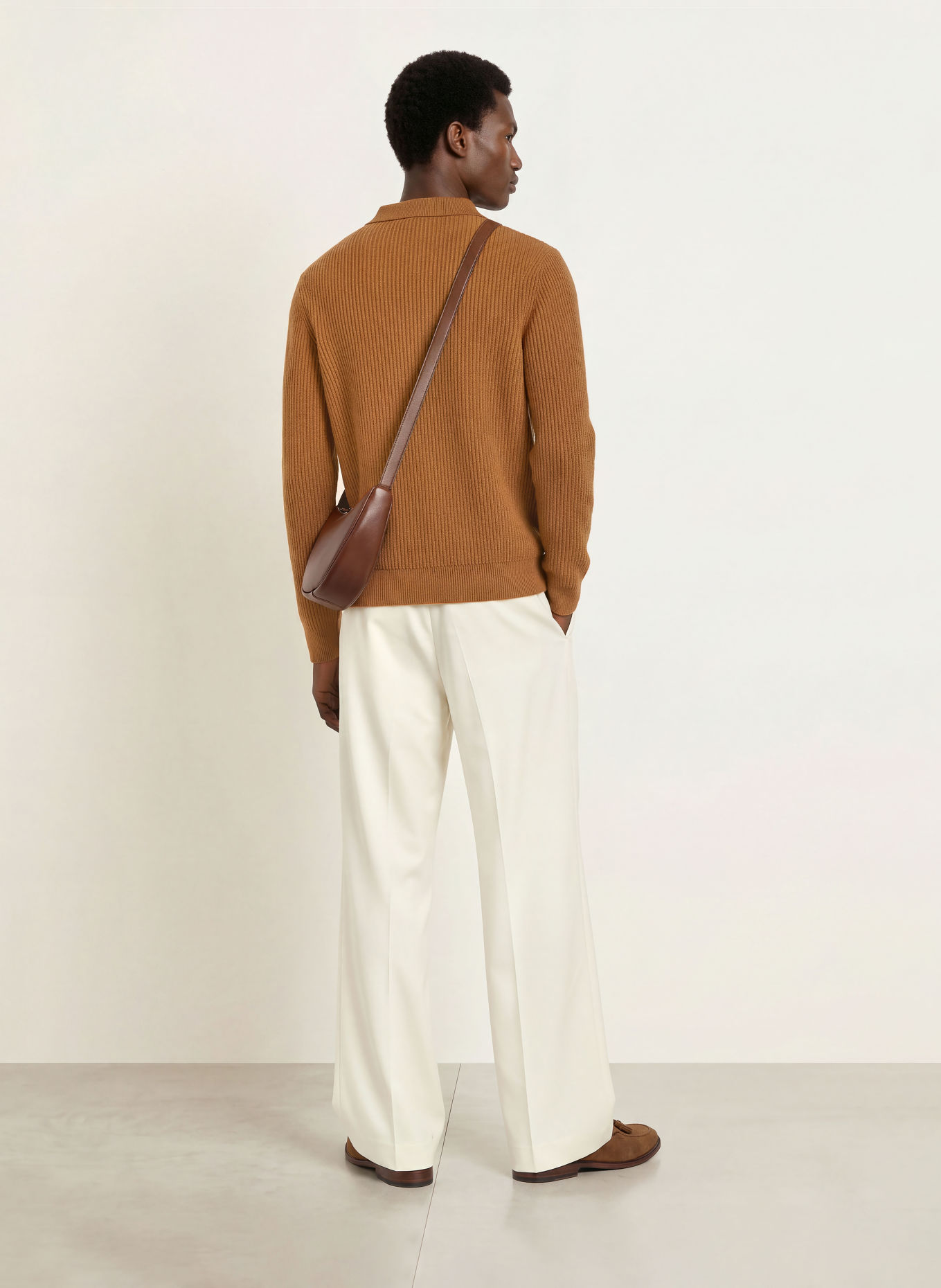 SANDRO Pullover: BRAUN