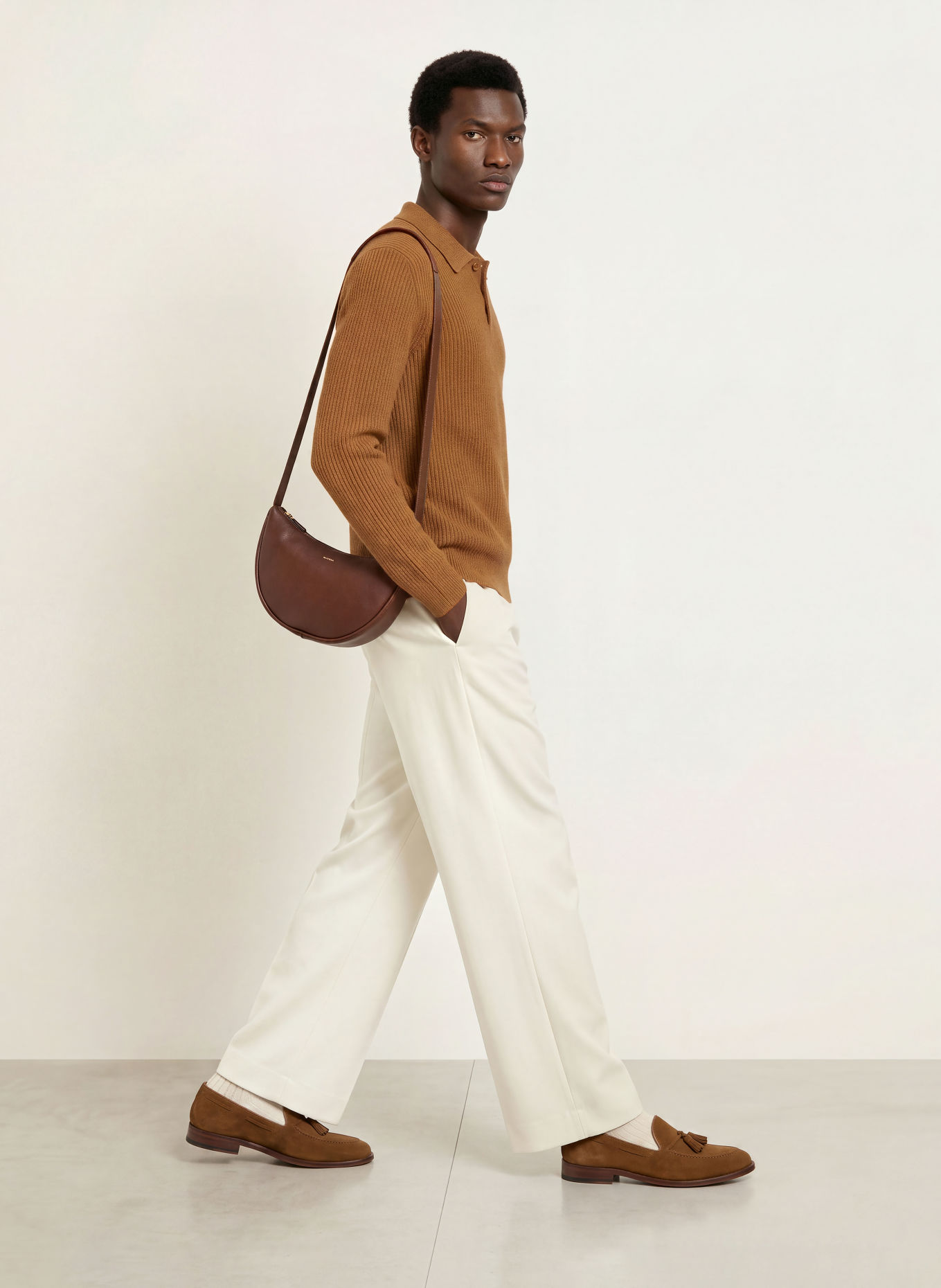 SANDRO Pullover: BRAUN