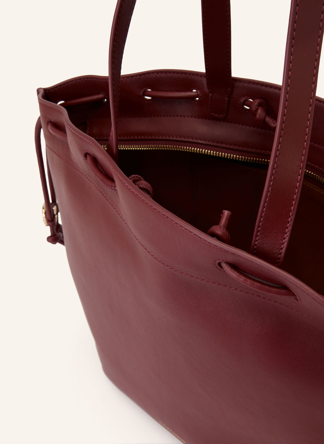 CLAUDIE PIERLOT Shopper: DUNKELROT / GOLD