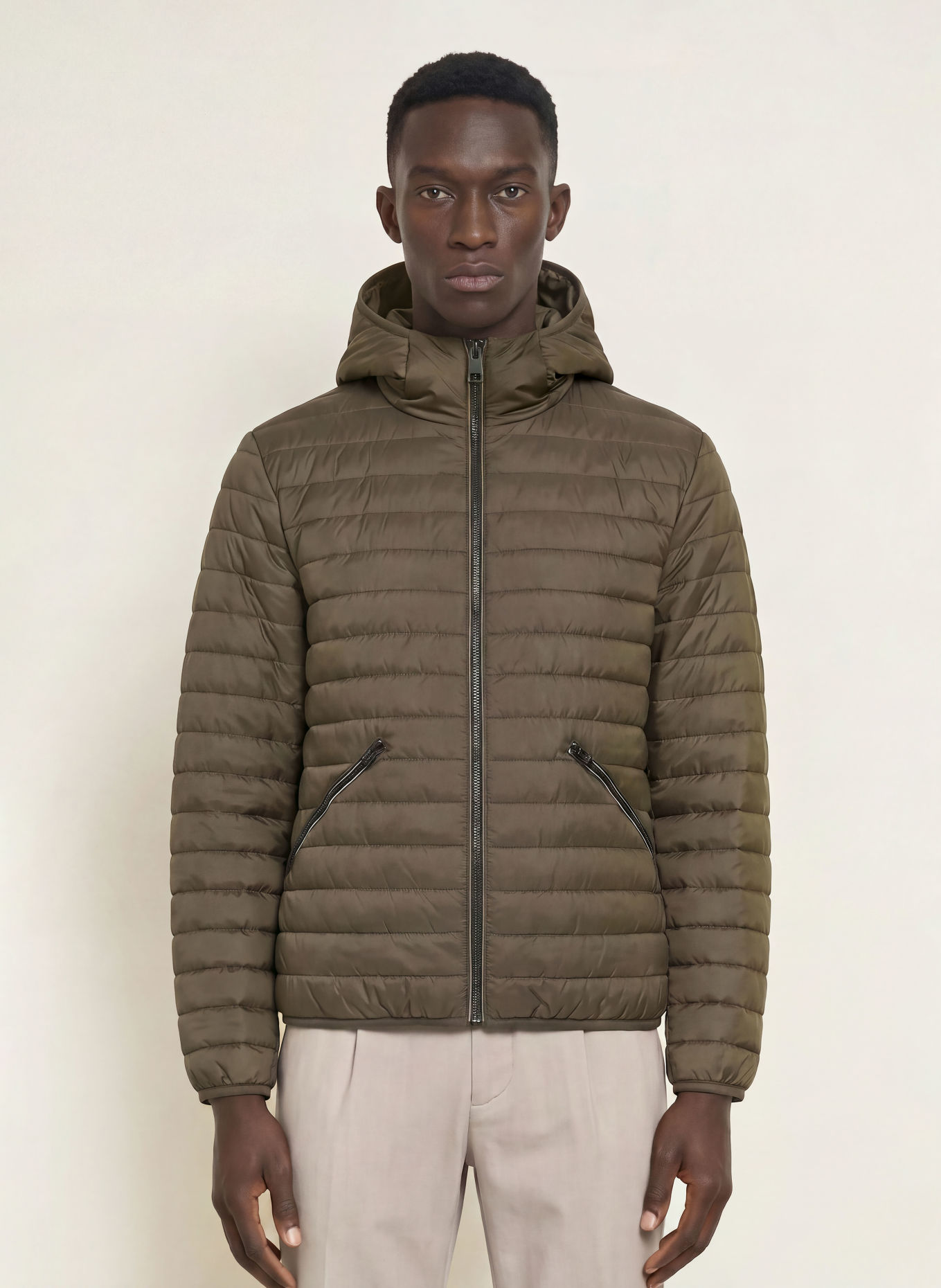 Marc O'Polo Steppjacke: OLIV / WEISS / SCHWARZ