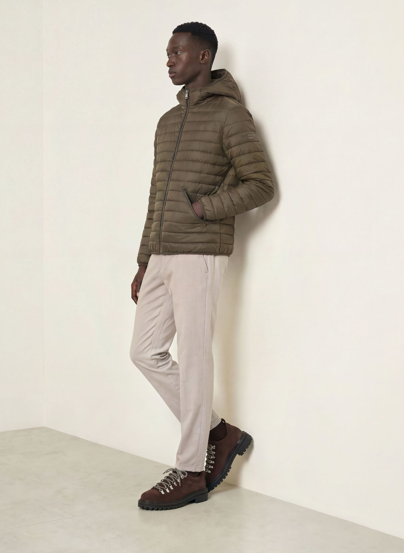 Marc O'Polo Steppjacke: OLIV / WEISS / SCHWARZ
