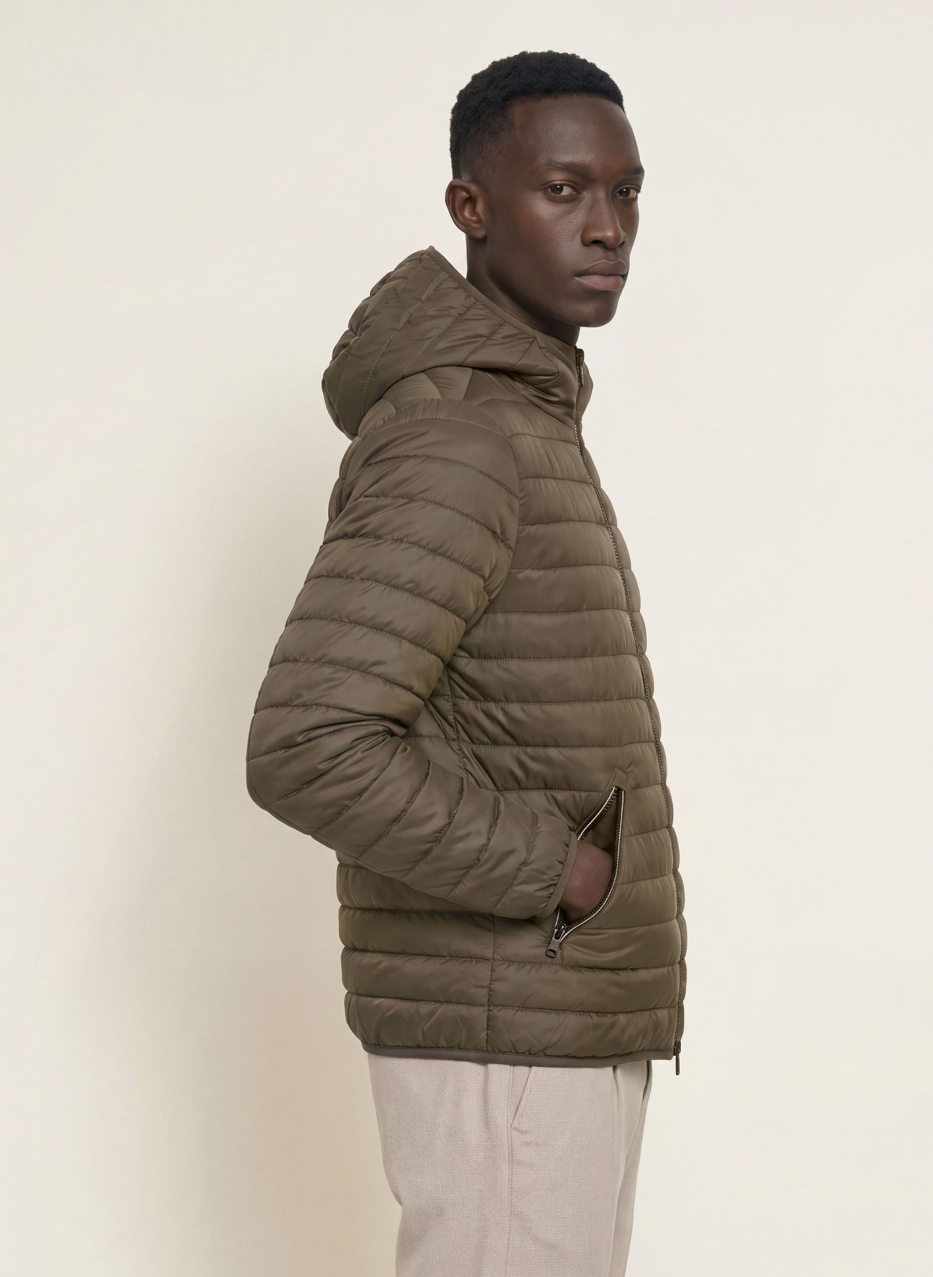 Marc O'Polo Steppjacke: OLIV / WEISS / SCHWARZ