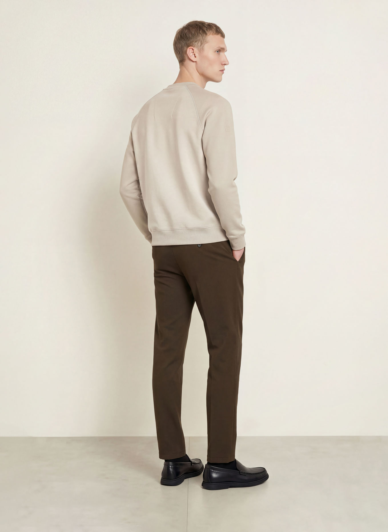 DUNO Sweatshirt VORN BARDI: BEIGE