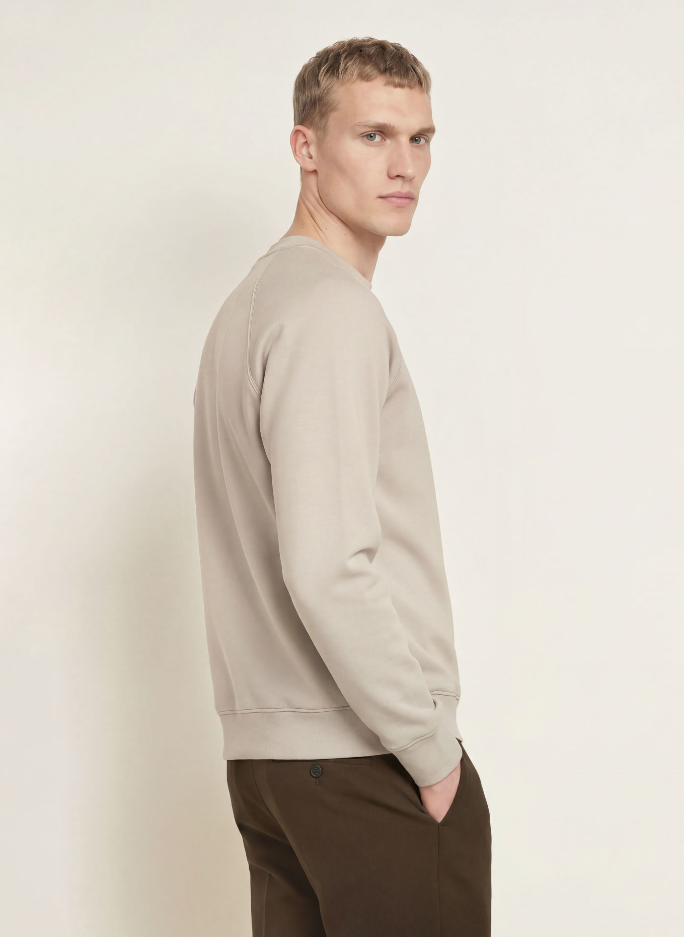 DUNO Sweatshirt VORN BARDI: BEIGE