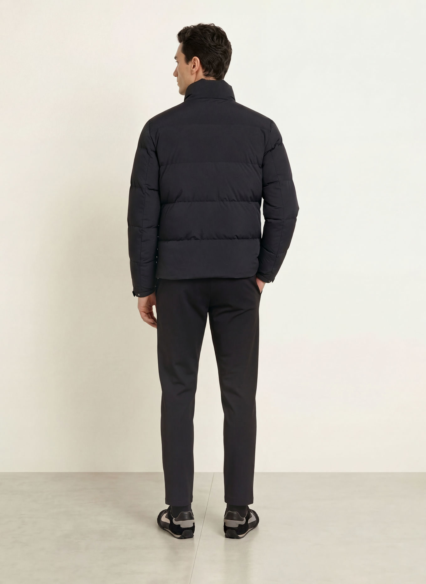 DUNO Kalhoty z teplákoviny MOSO BARDI ve stylu joggingových kalhot, střih Slim Fit: ČERNÁ