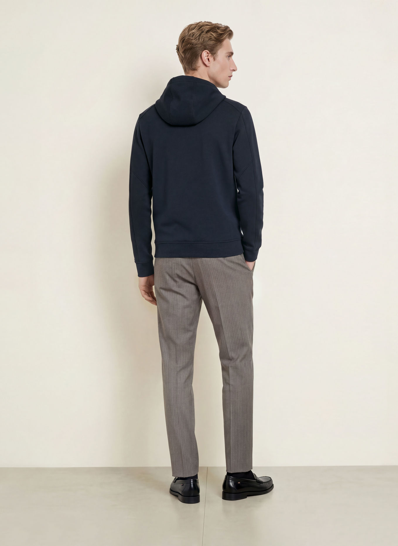 DUNO YASU BARDI Hoodie: DARK BLUE