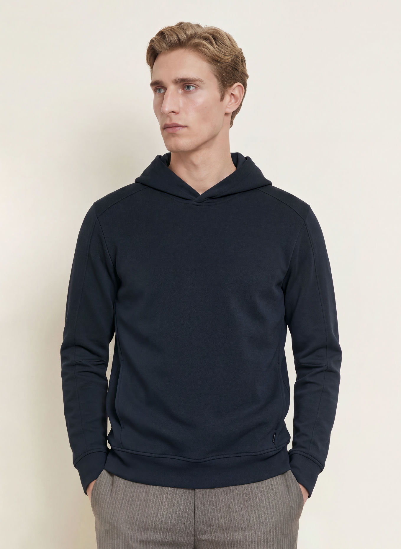 DUNO YASU BARDI Hoodie: DARK BLUE