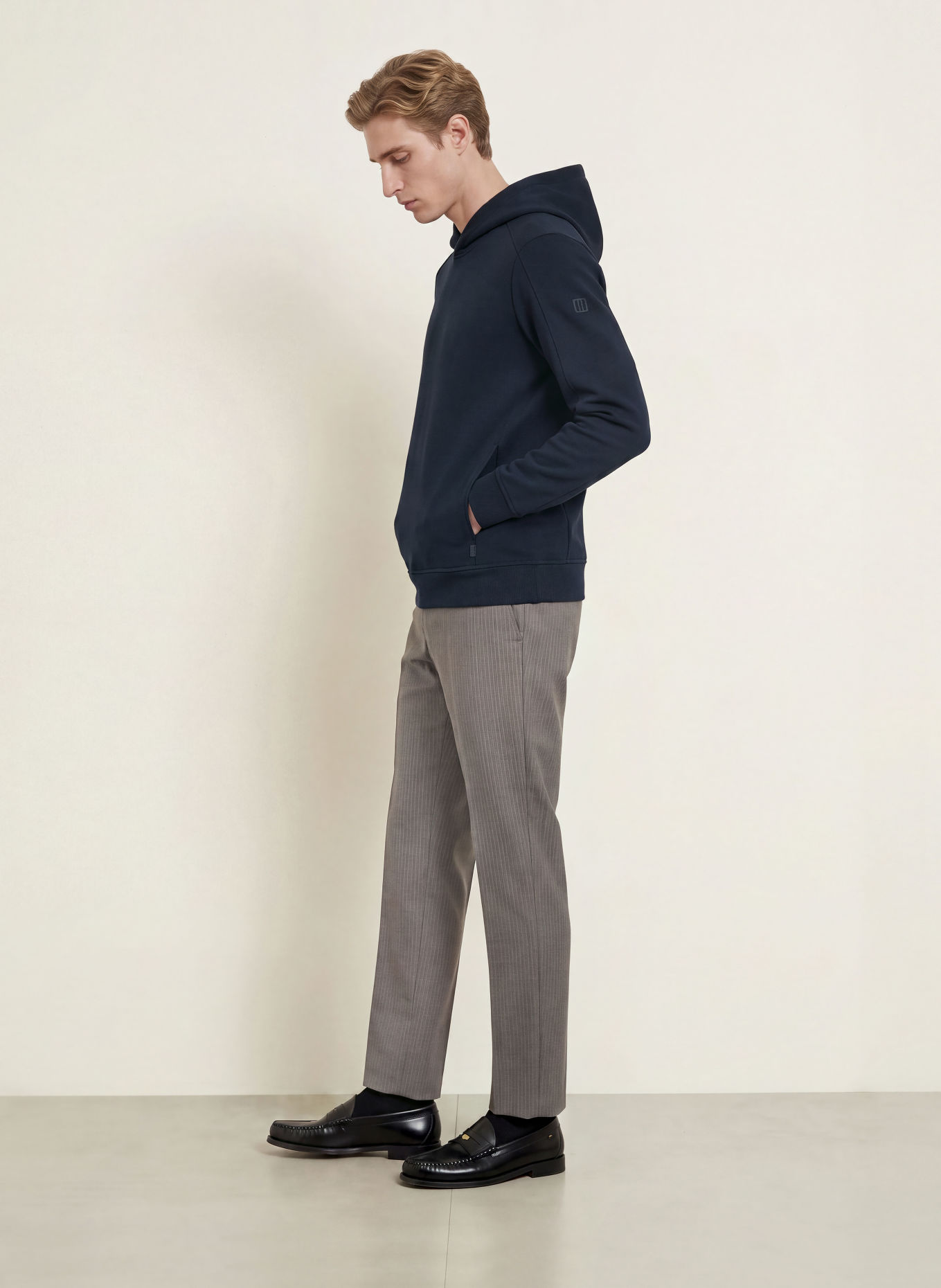 DUNO YASU BARDI Hoodie: DARK BLUE