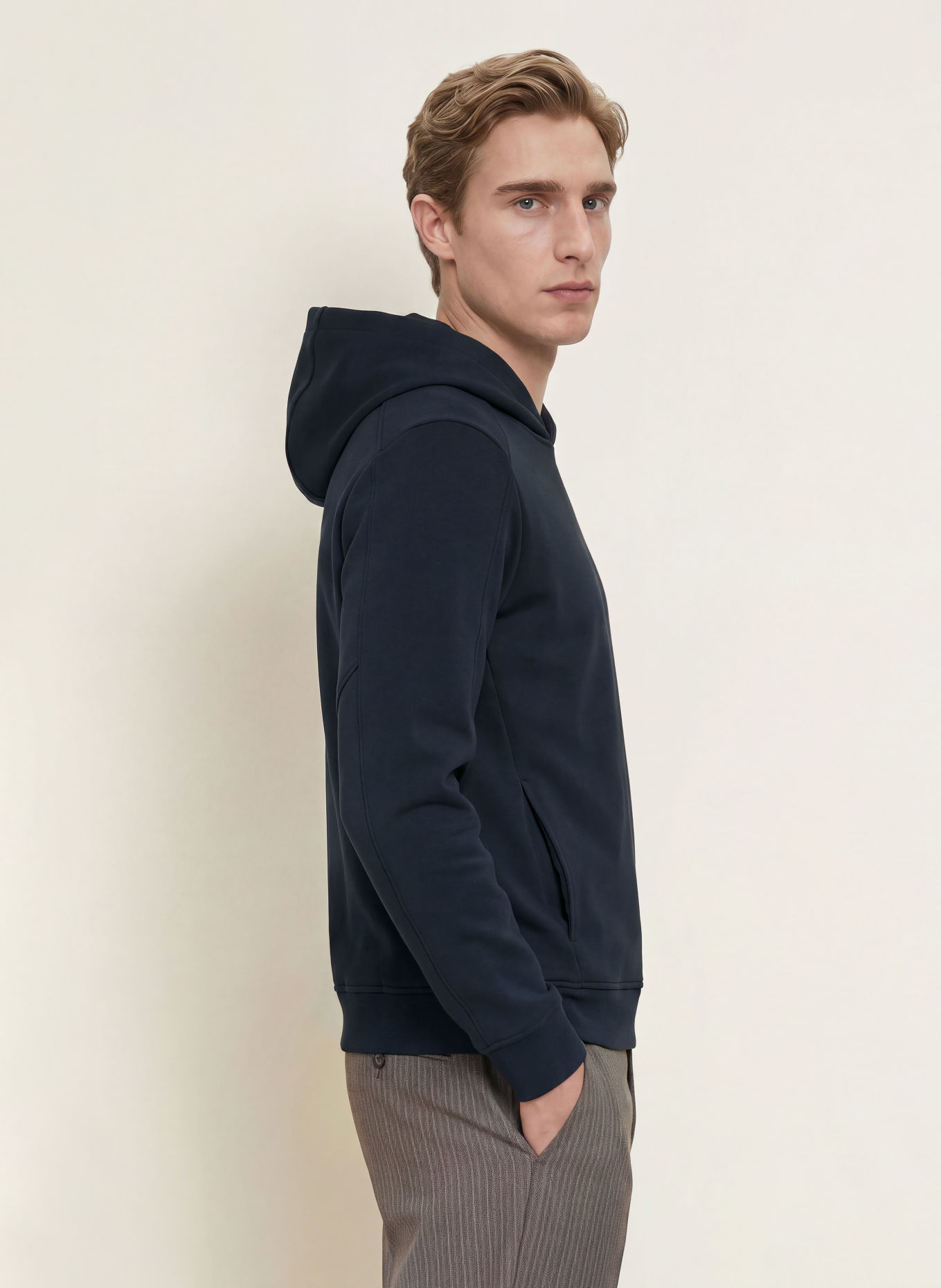 DUNO YASU BARDI Hoodie: DARK BLUE