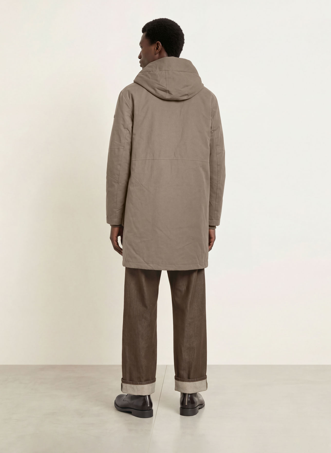 DUNO Parka en duvet: OLIVE