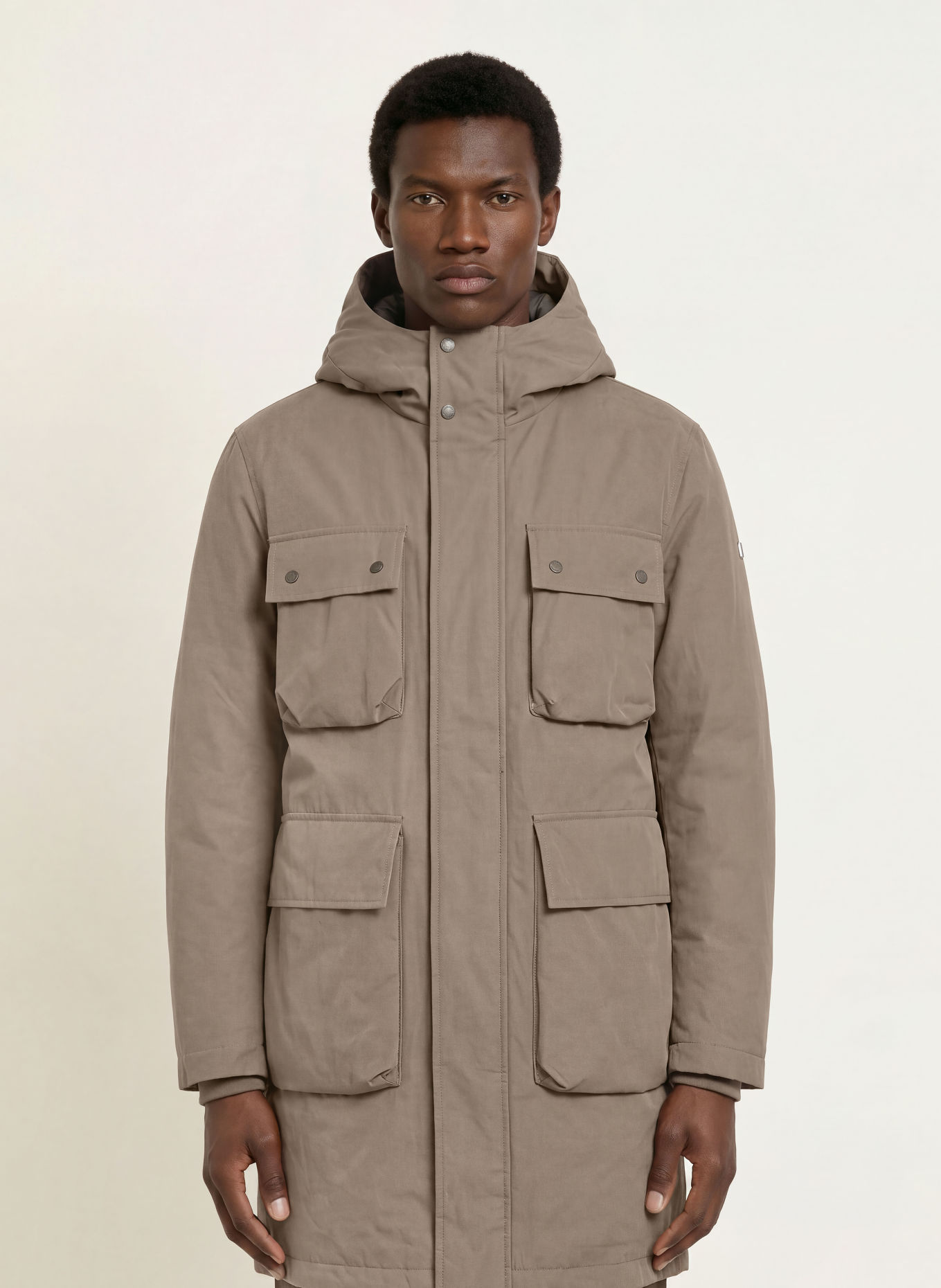 DUNO Parka en duvet: OLIVE