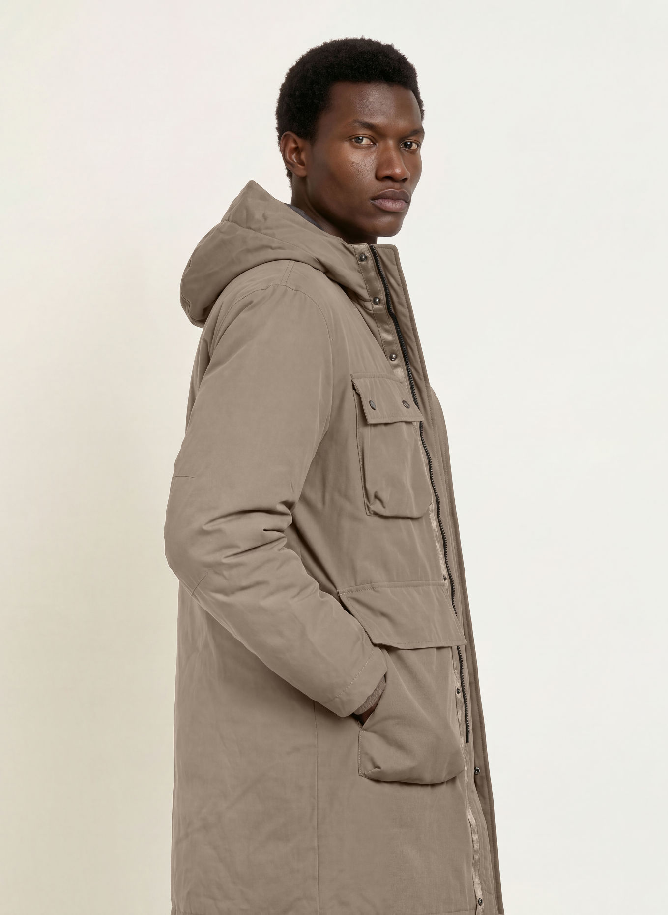 DUNO Parka en duvet: OLIVE