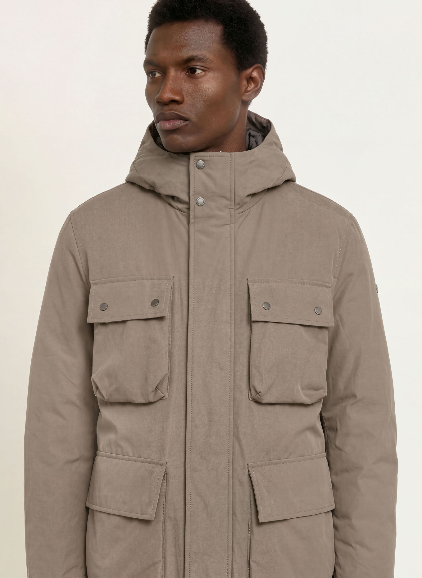 DUNO Parka en duvet: OLIVE