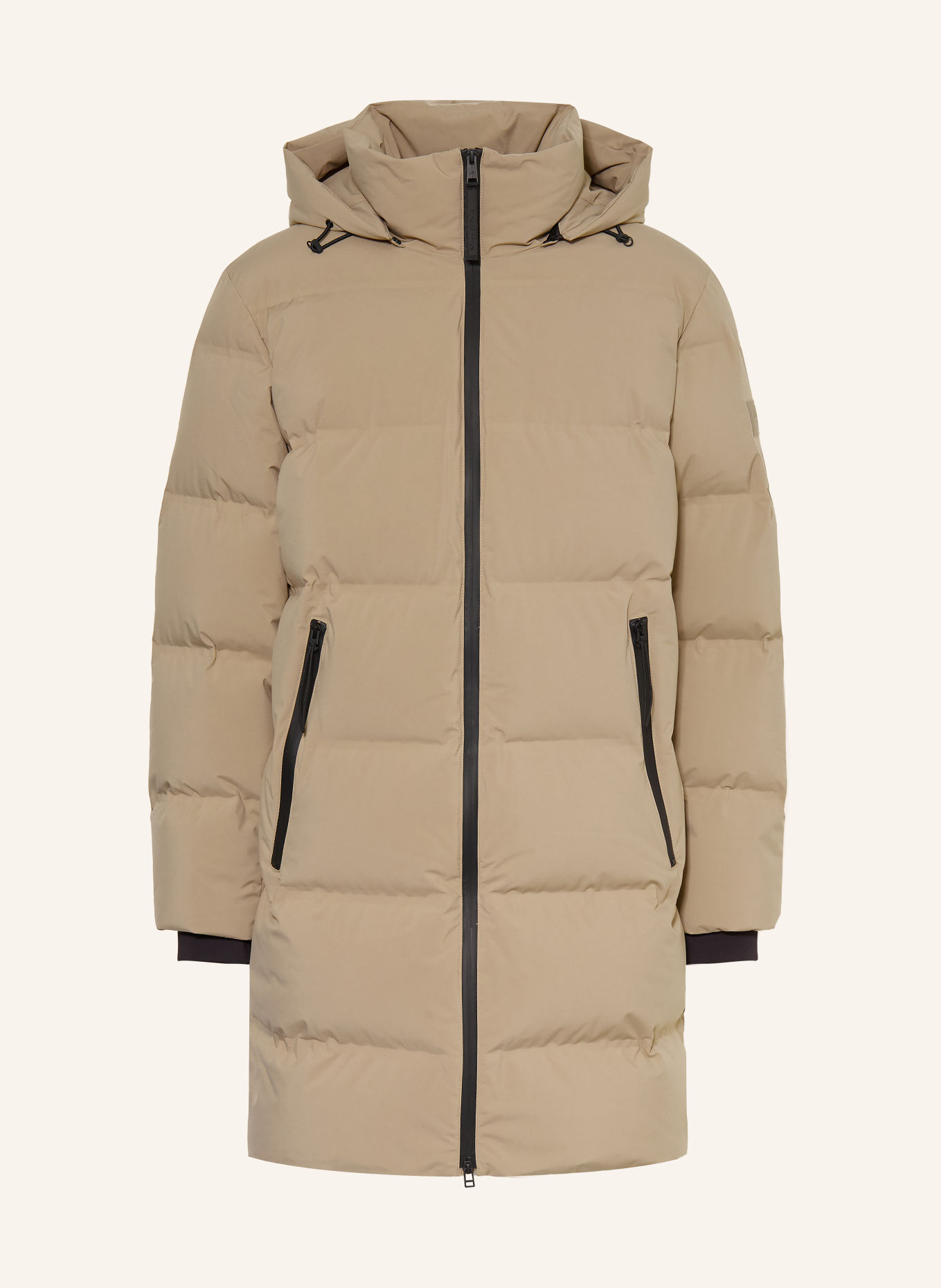 Marc O'Polo Doudoune longue avec capuche amovible: BEIGE