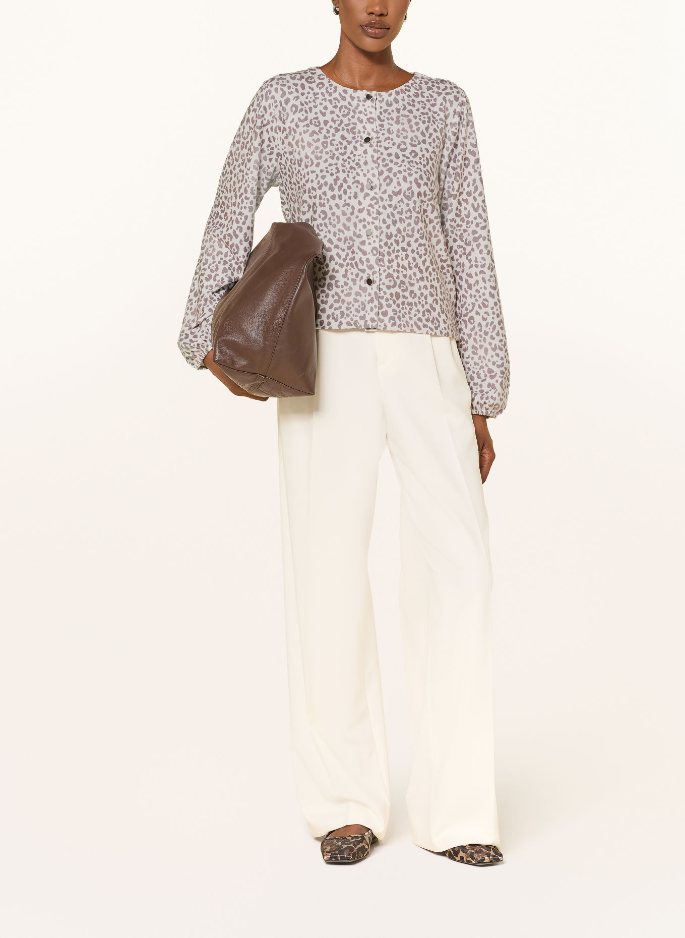monari Gilet: BLANC / GRIS