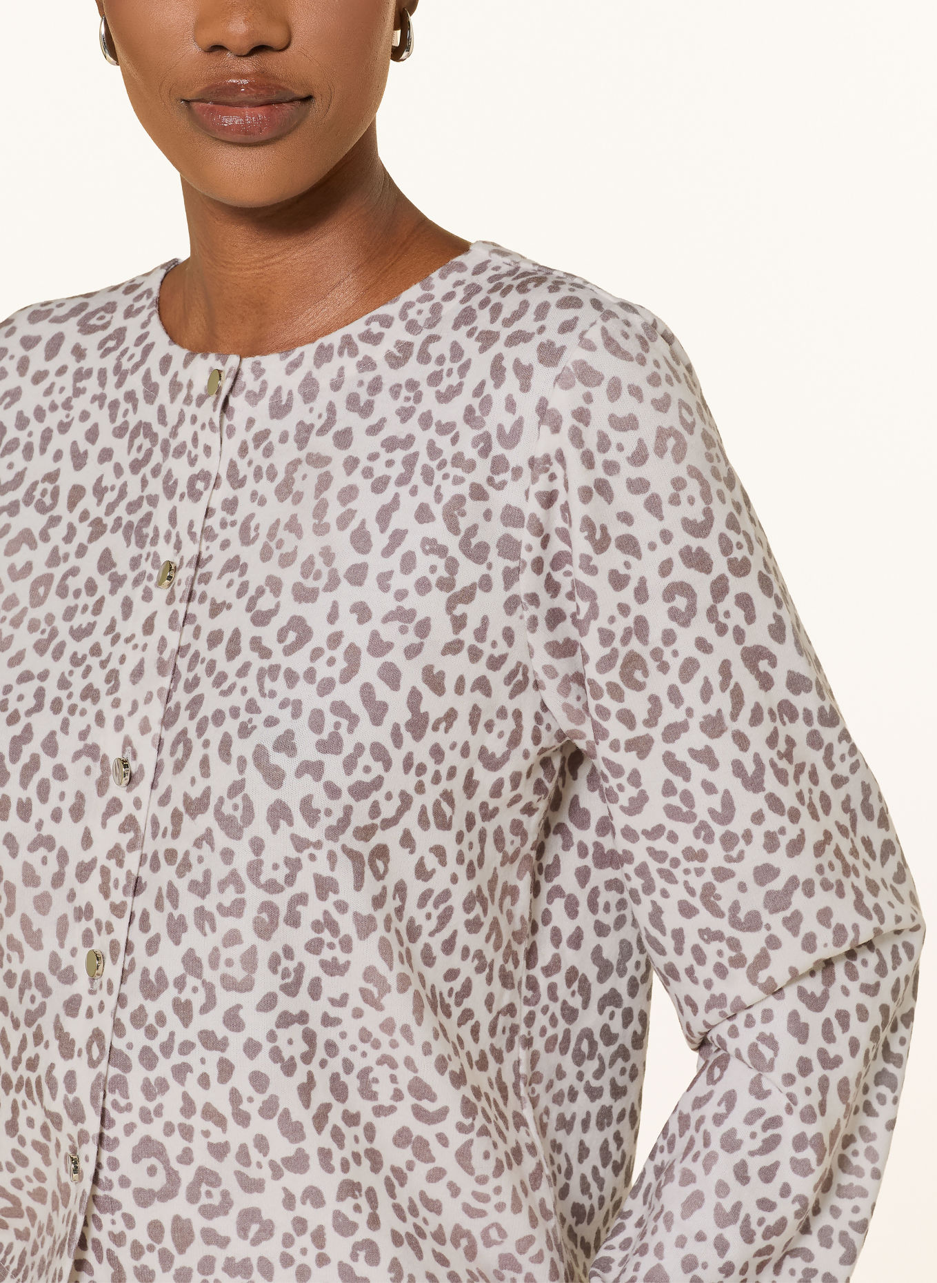 monari Gilet: BLANC / GRIS