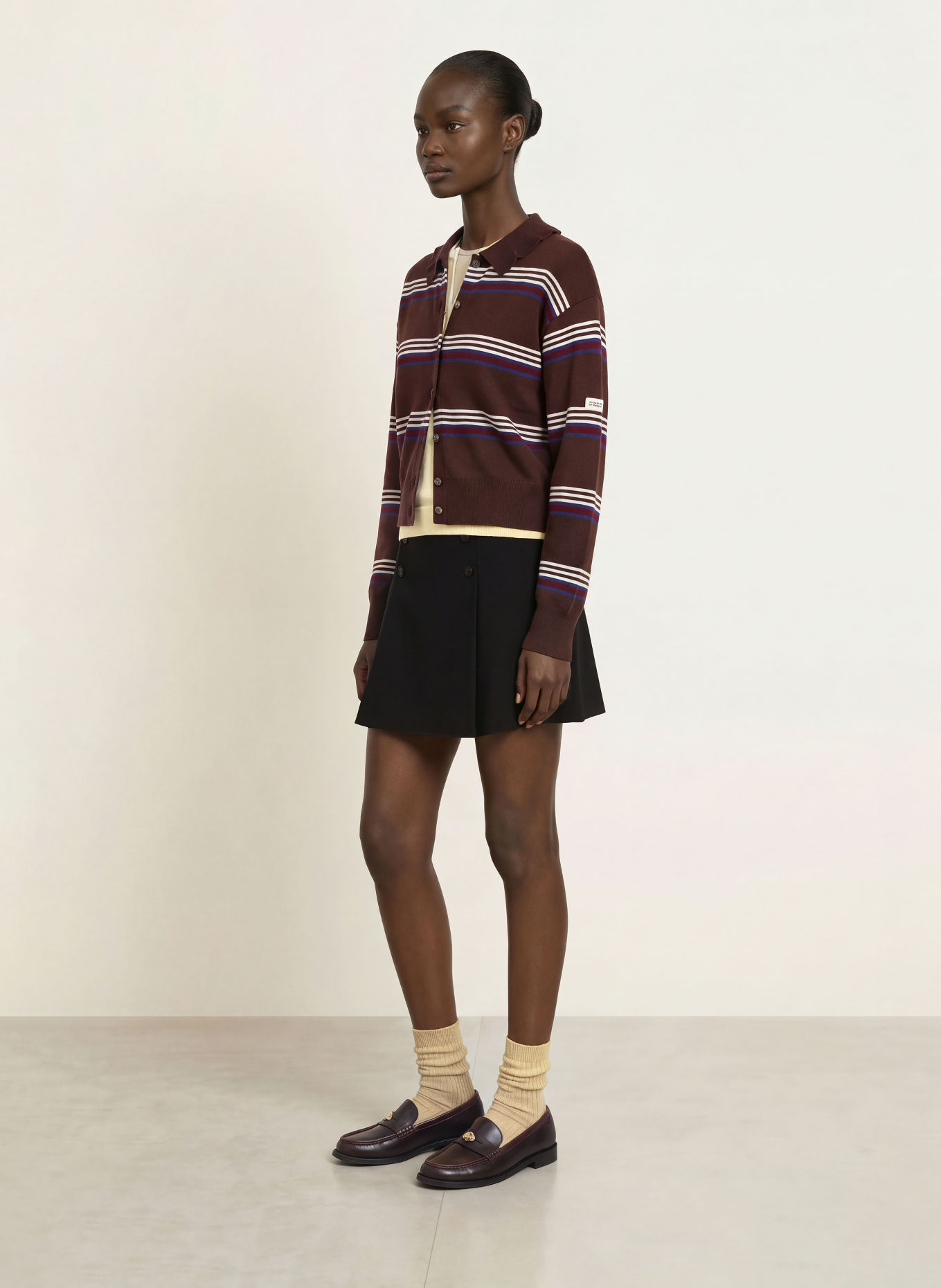 CLAUDIE PIERLOT Rock: SCHWARZ