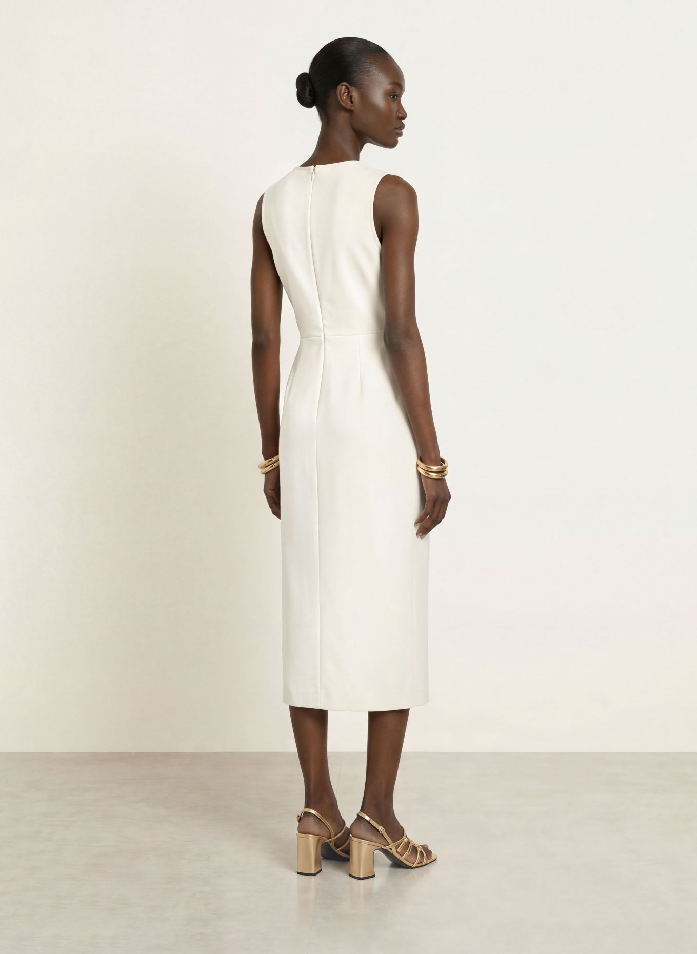 CLAUDIE PIERLOT Kleid: ECRU