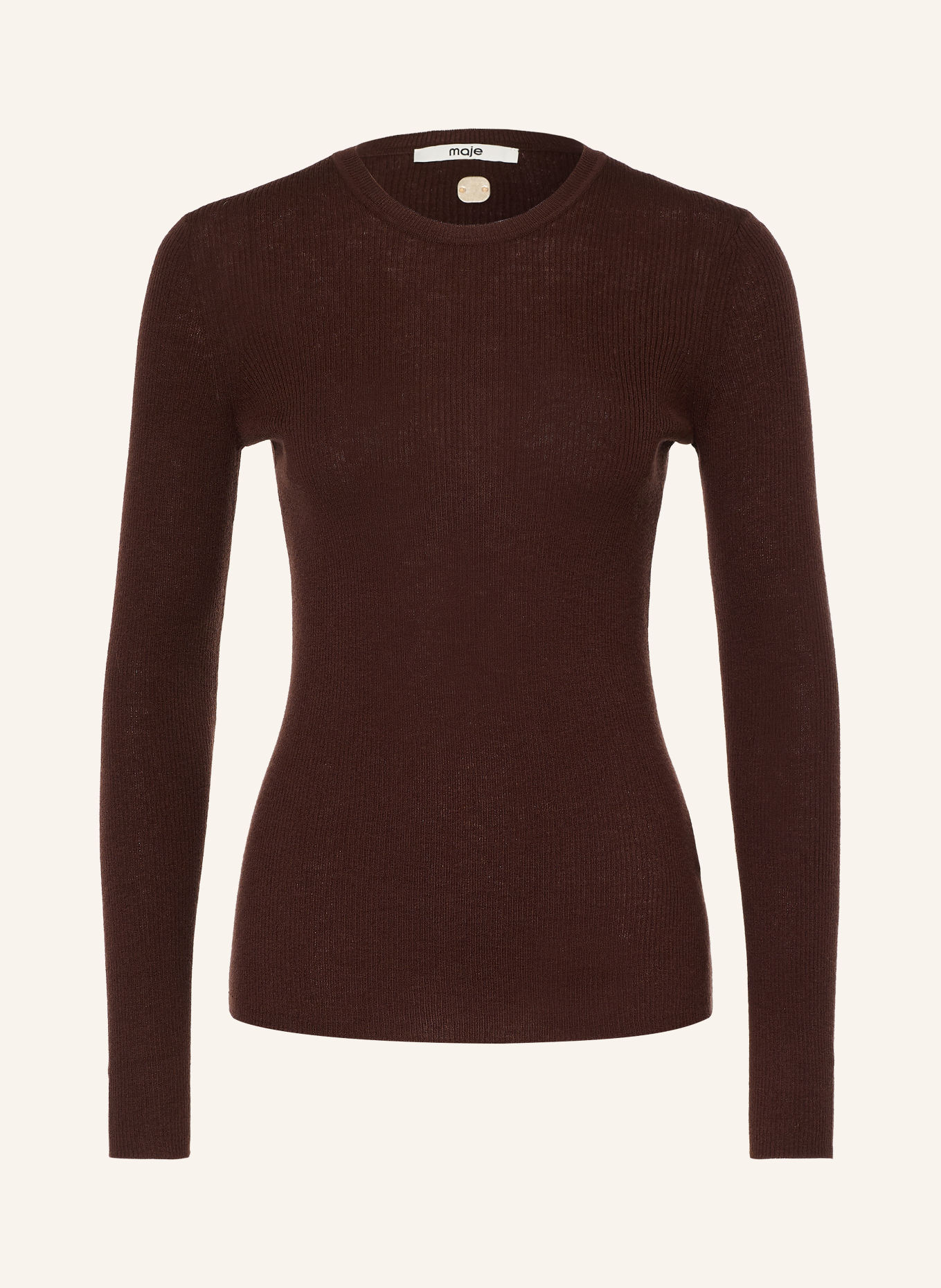 maje Pullover: DUNKELBRAUN