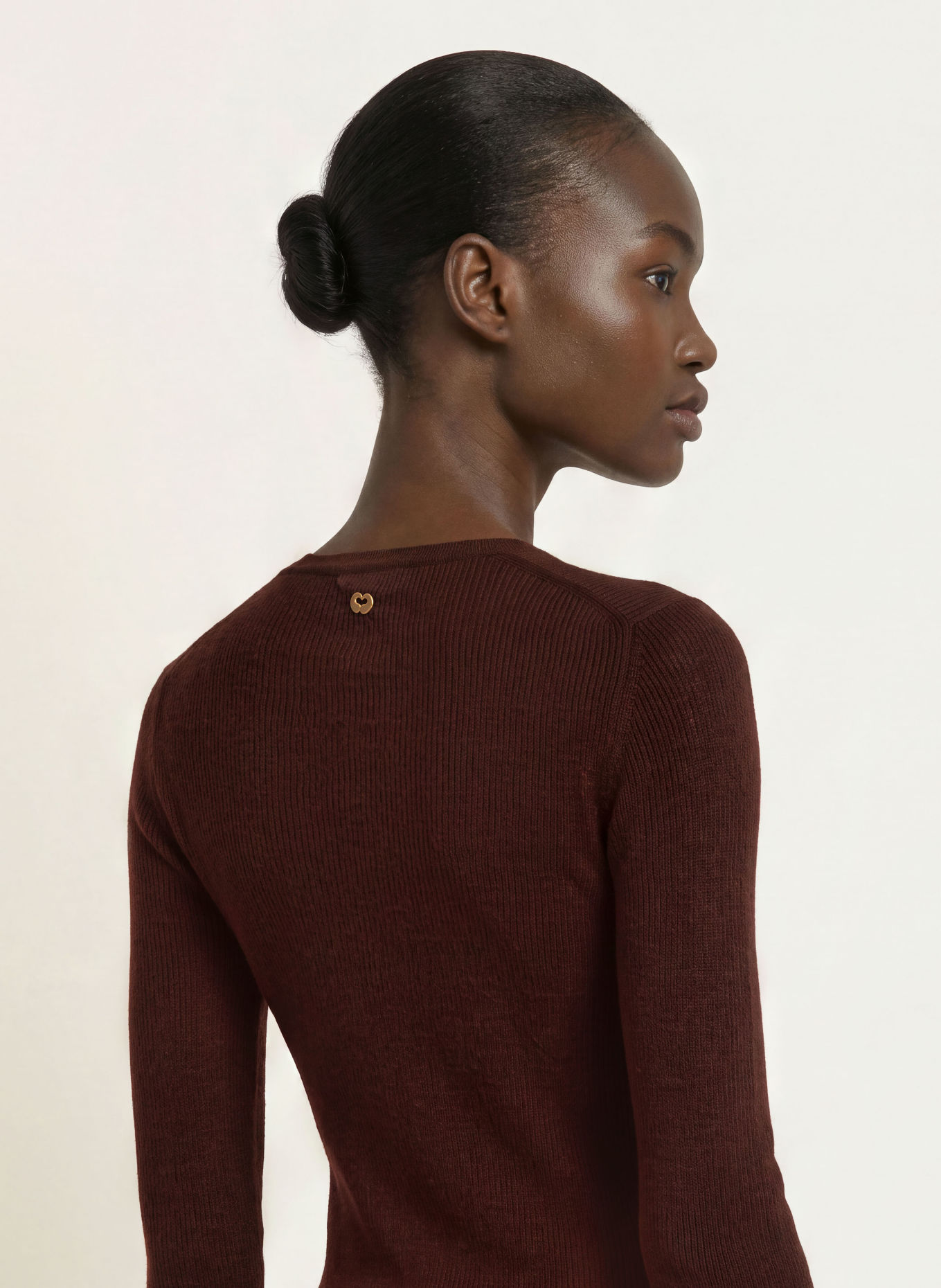 maje Pullover: DUNKELBRAUN