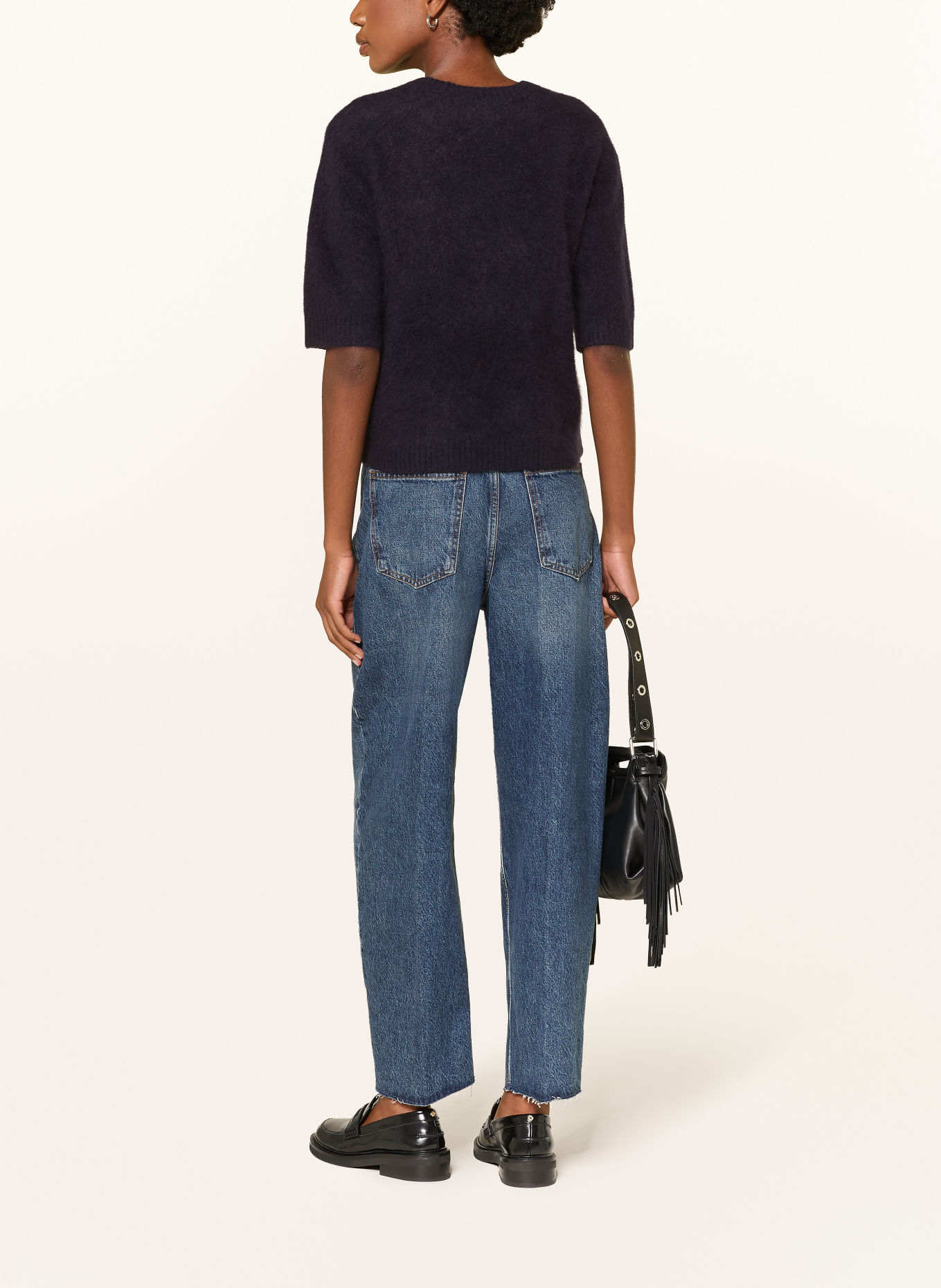 maje Wide Leg Jeans: 0201 BLUE