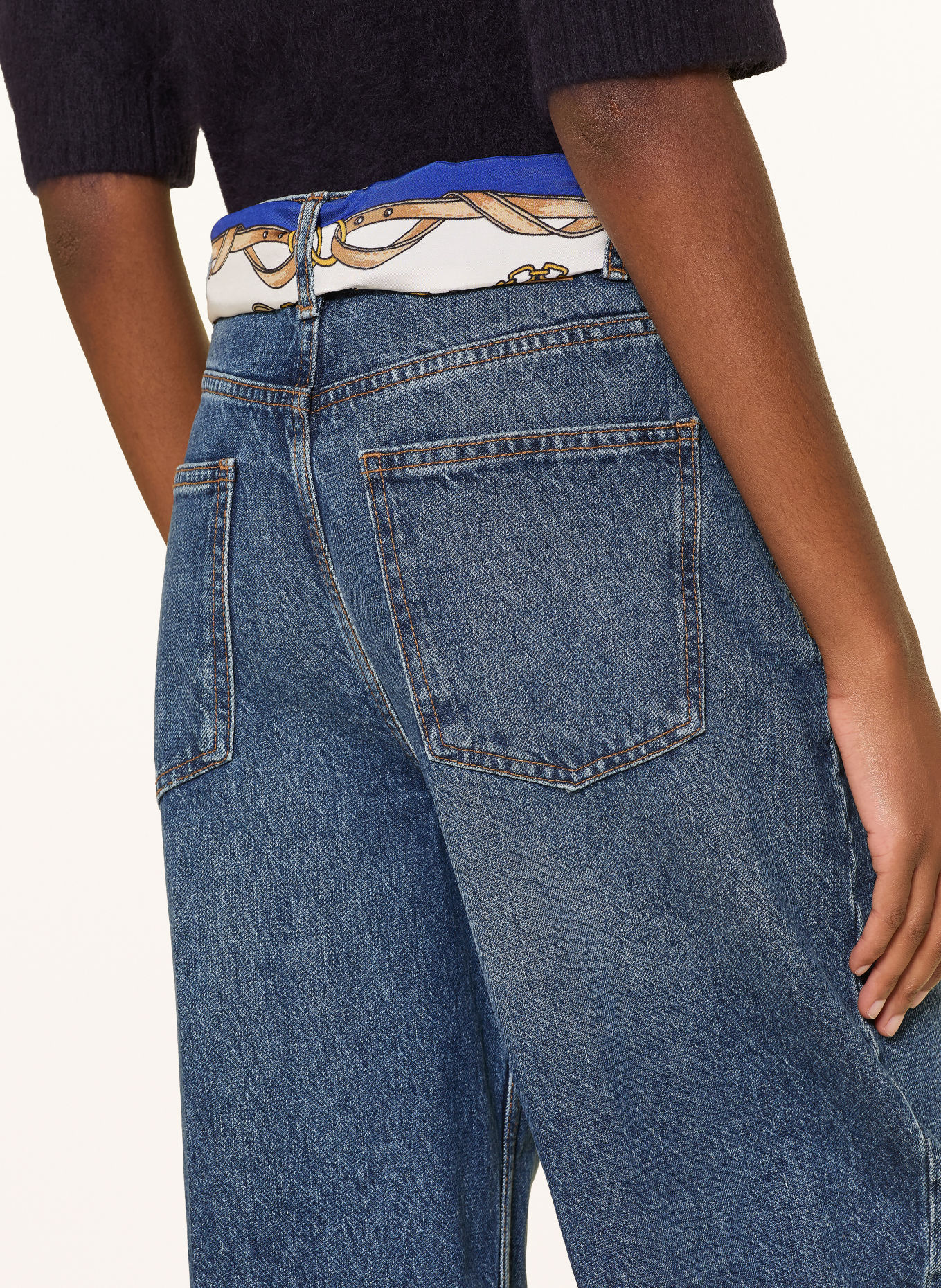 maje Wide Leg Jeans: 0201 BLUE