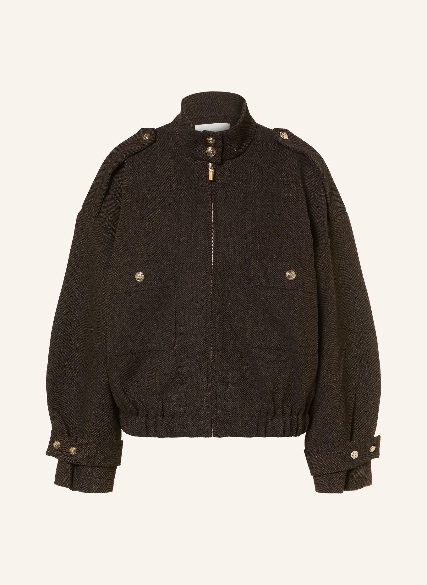 maje Blouson: BRAUN / DUNKELBRAUN