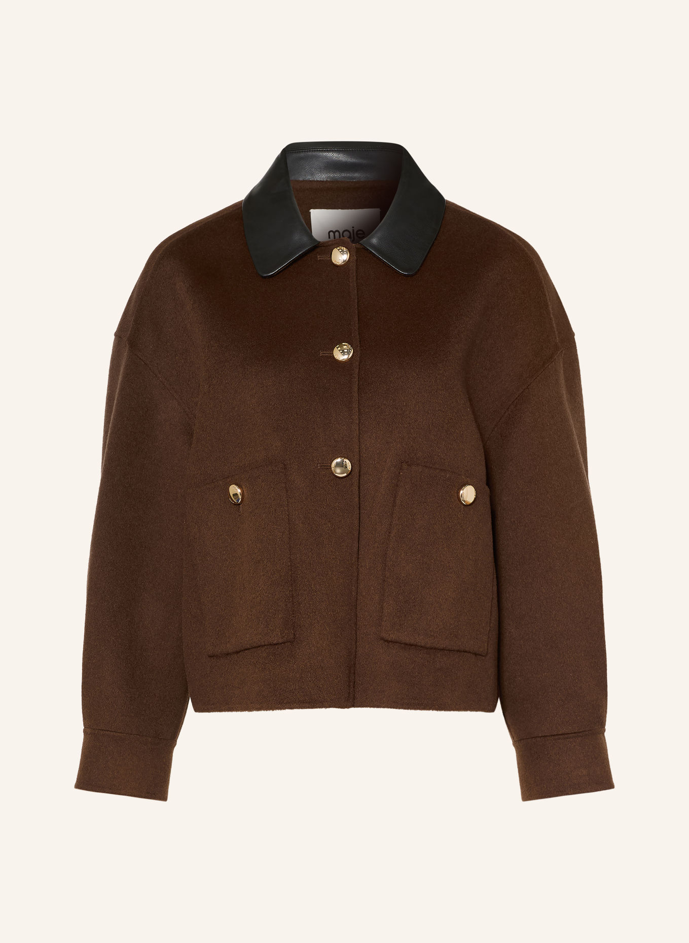 maje Jacke: DUNKELBRAUN