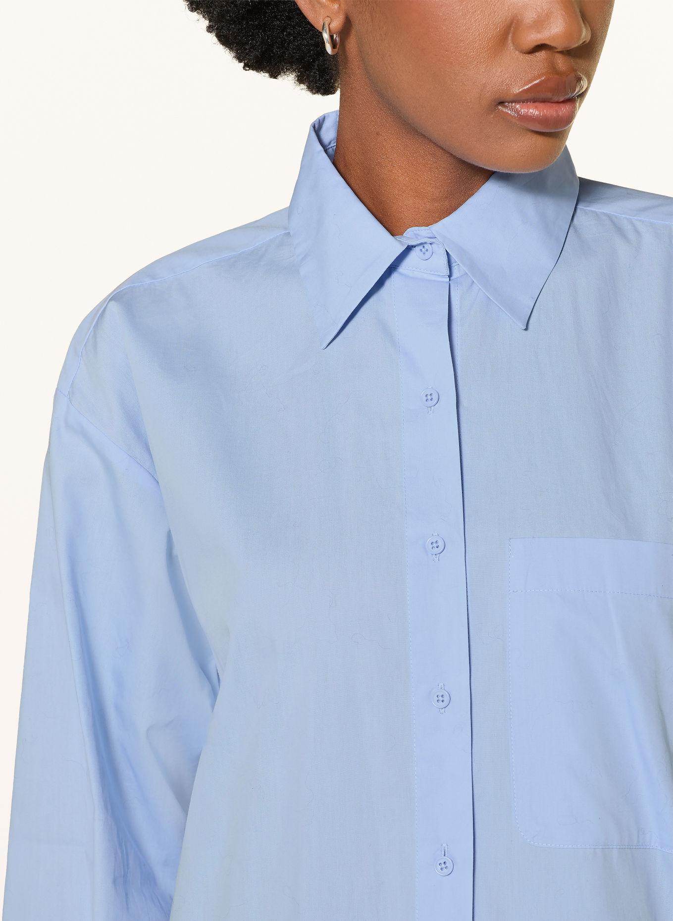 maje Hemdbluse: HELLBLAU