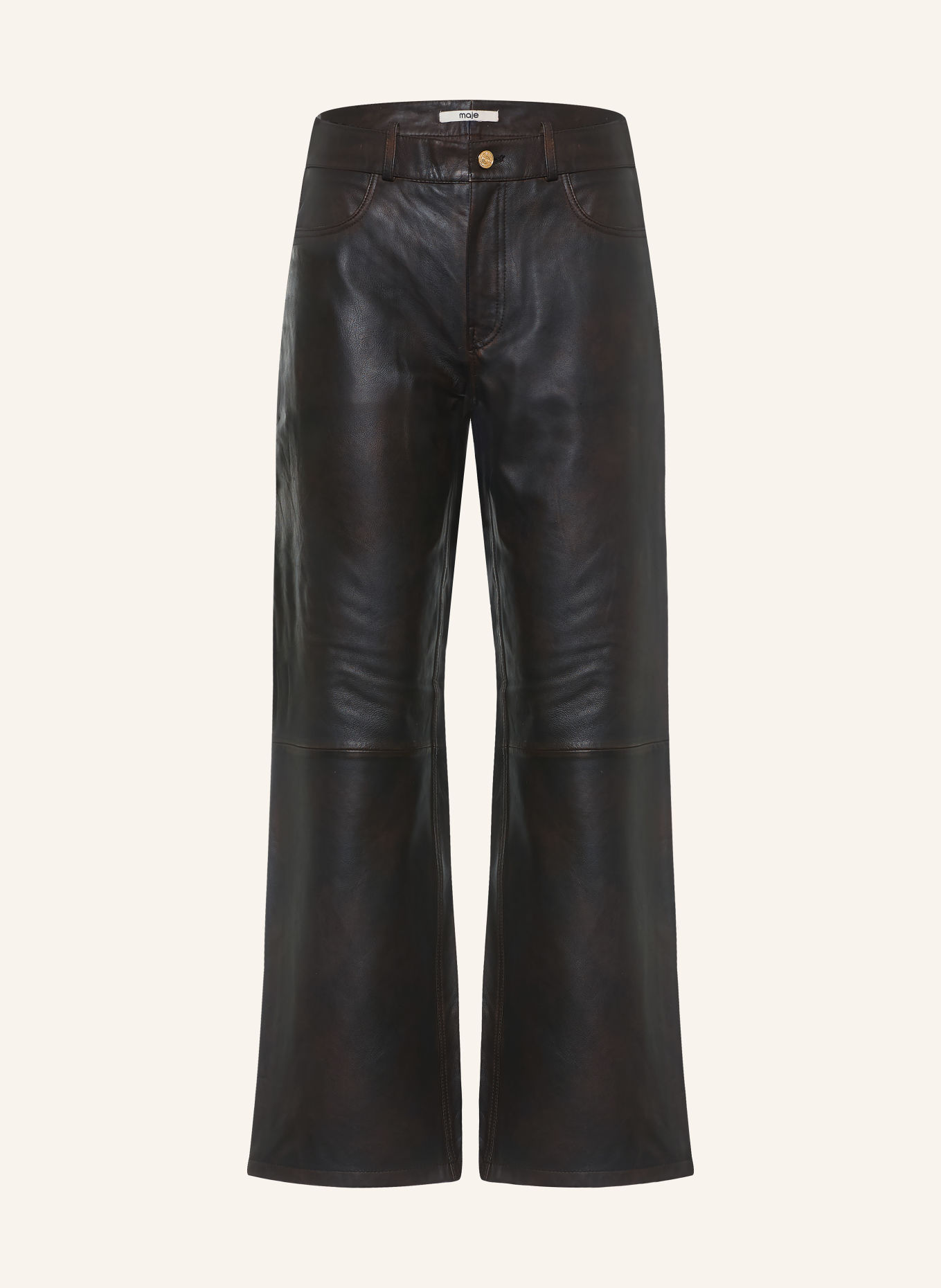 maje Lederhose: DUNKELBRAUN