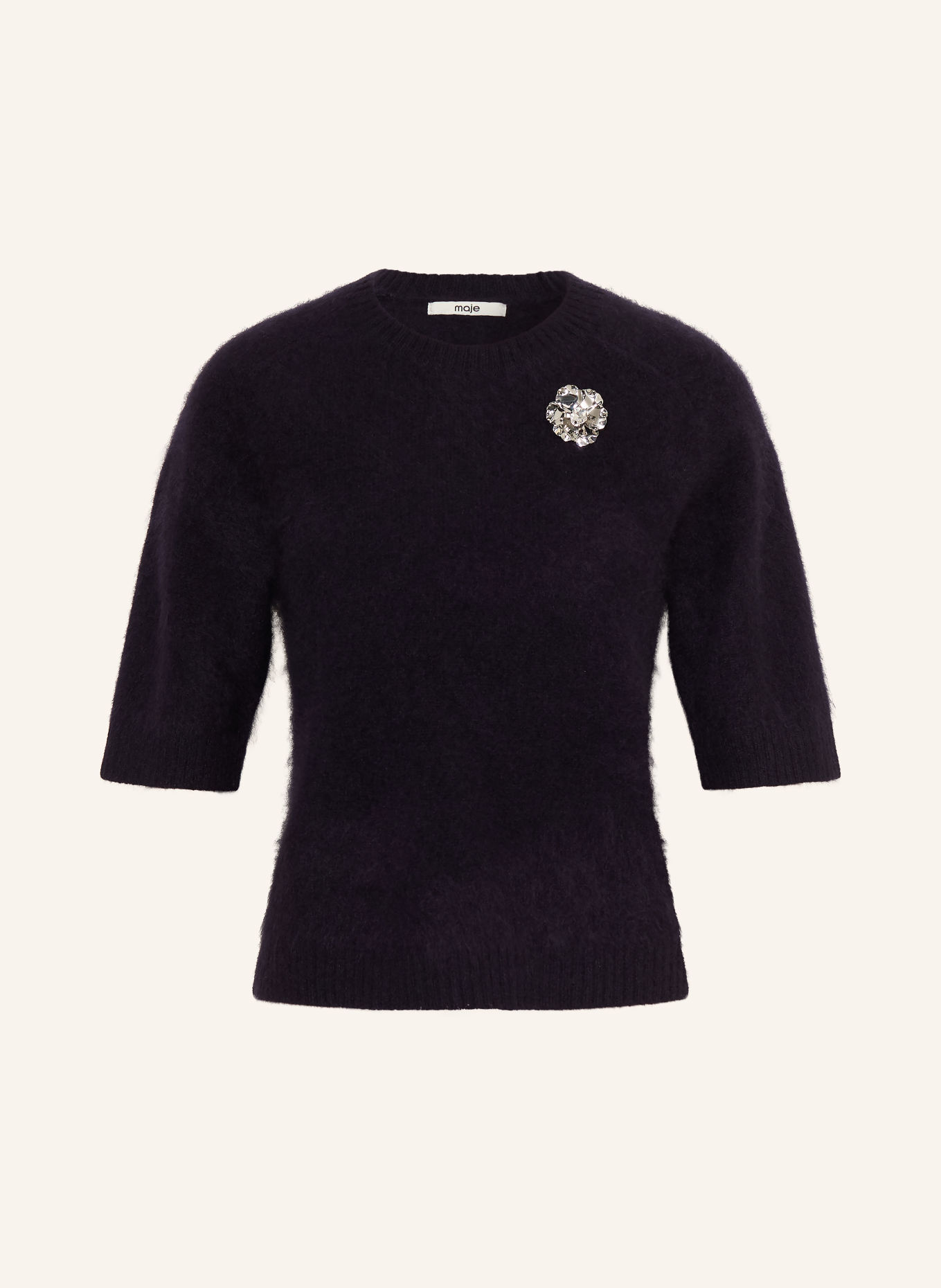 maje Strickshirt: DUNKELBLAU