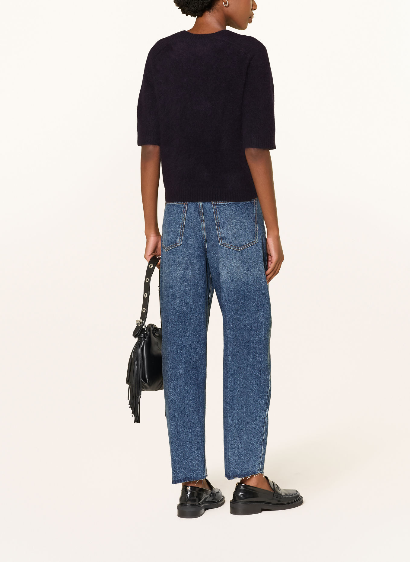 maje Strickshirt: DUNKELBLAU