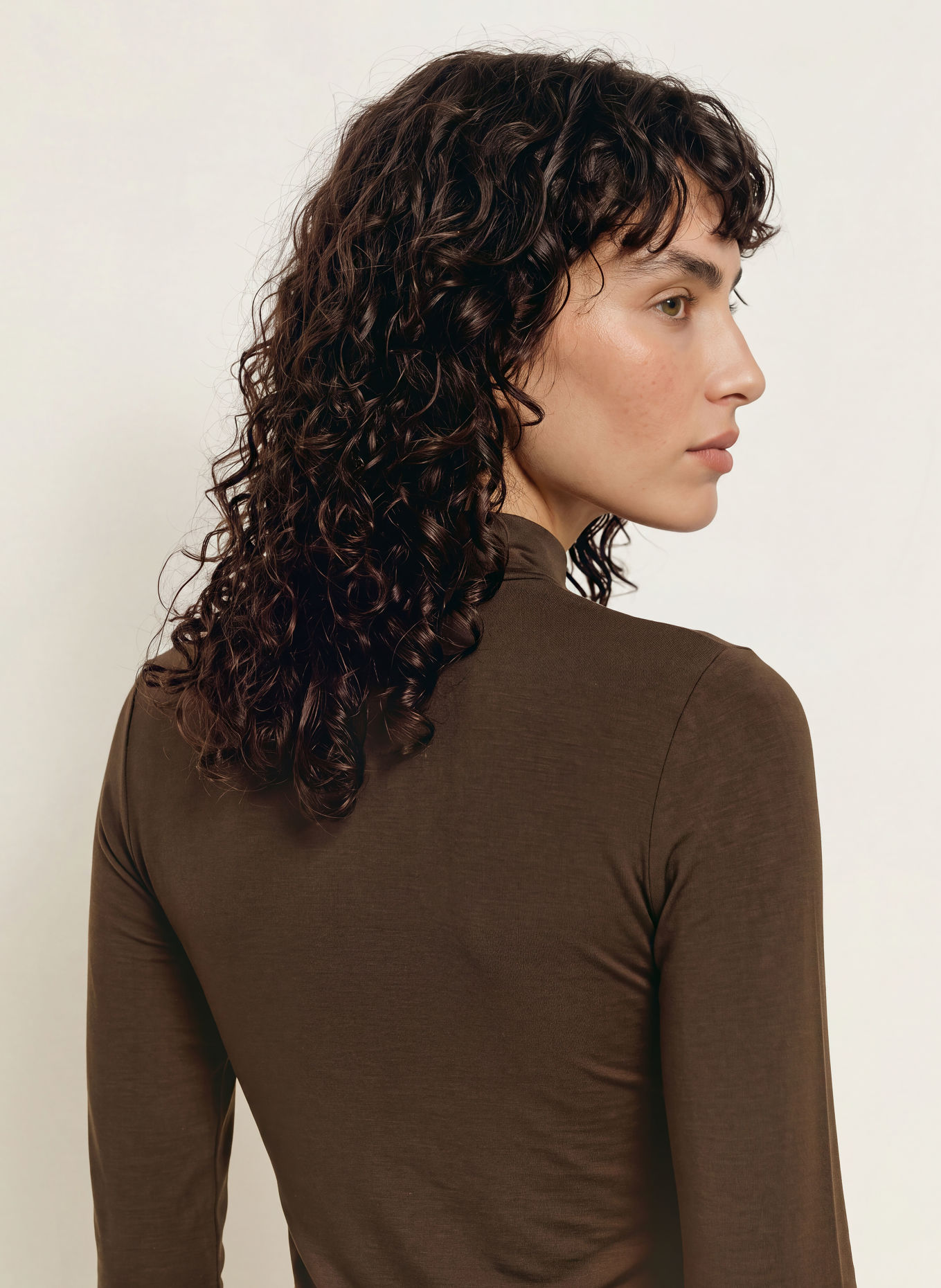 maje Longsleeve: DUNKELBRAUN