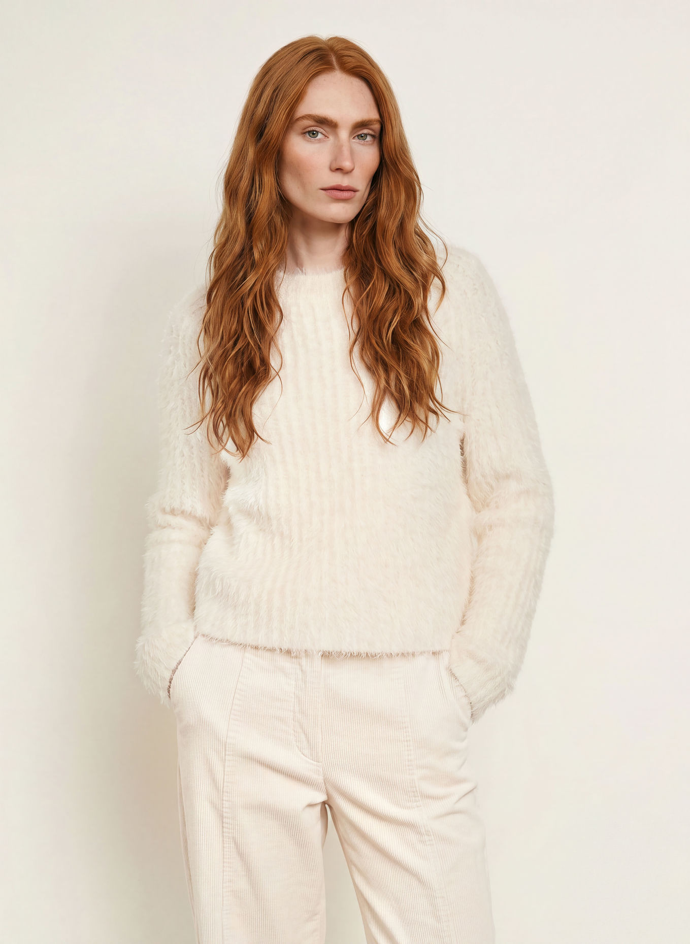 OPUS Pullover PONTES: CREME