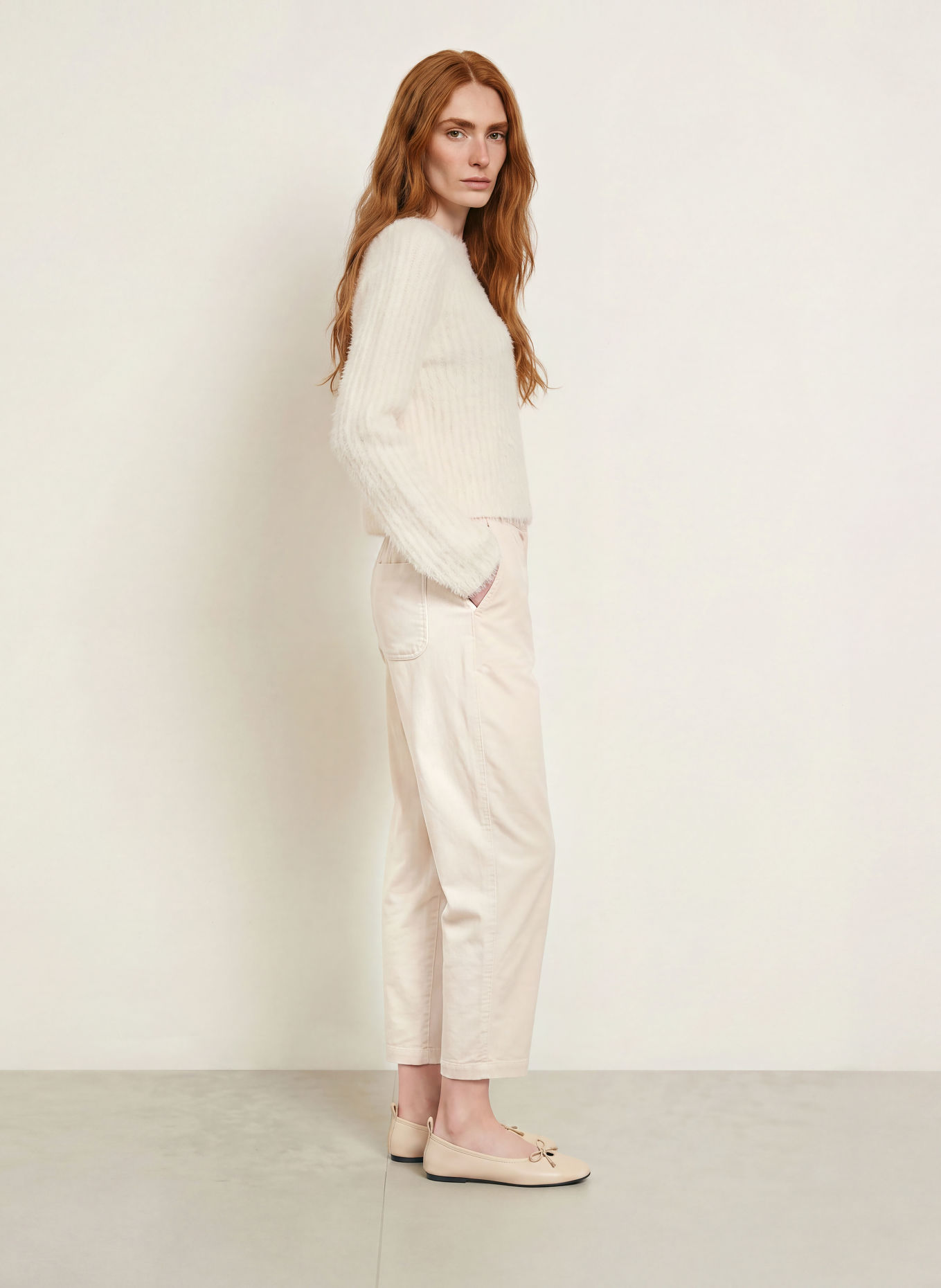 OPUS Pullover PONTES: CREME
