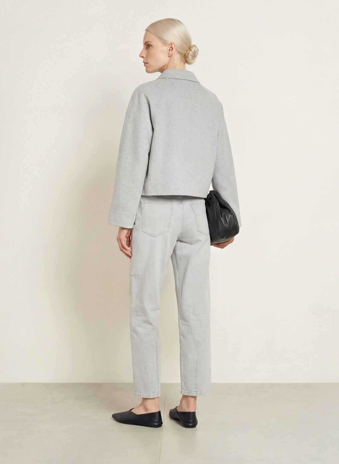 OPUS Barrel Jeans LOLAH HORIZON: 70417 bright grey