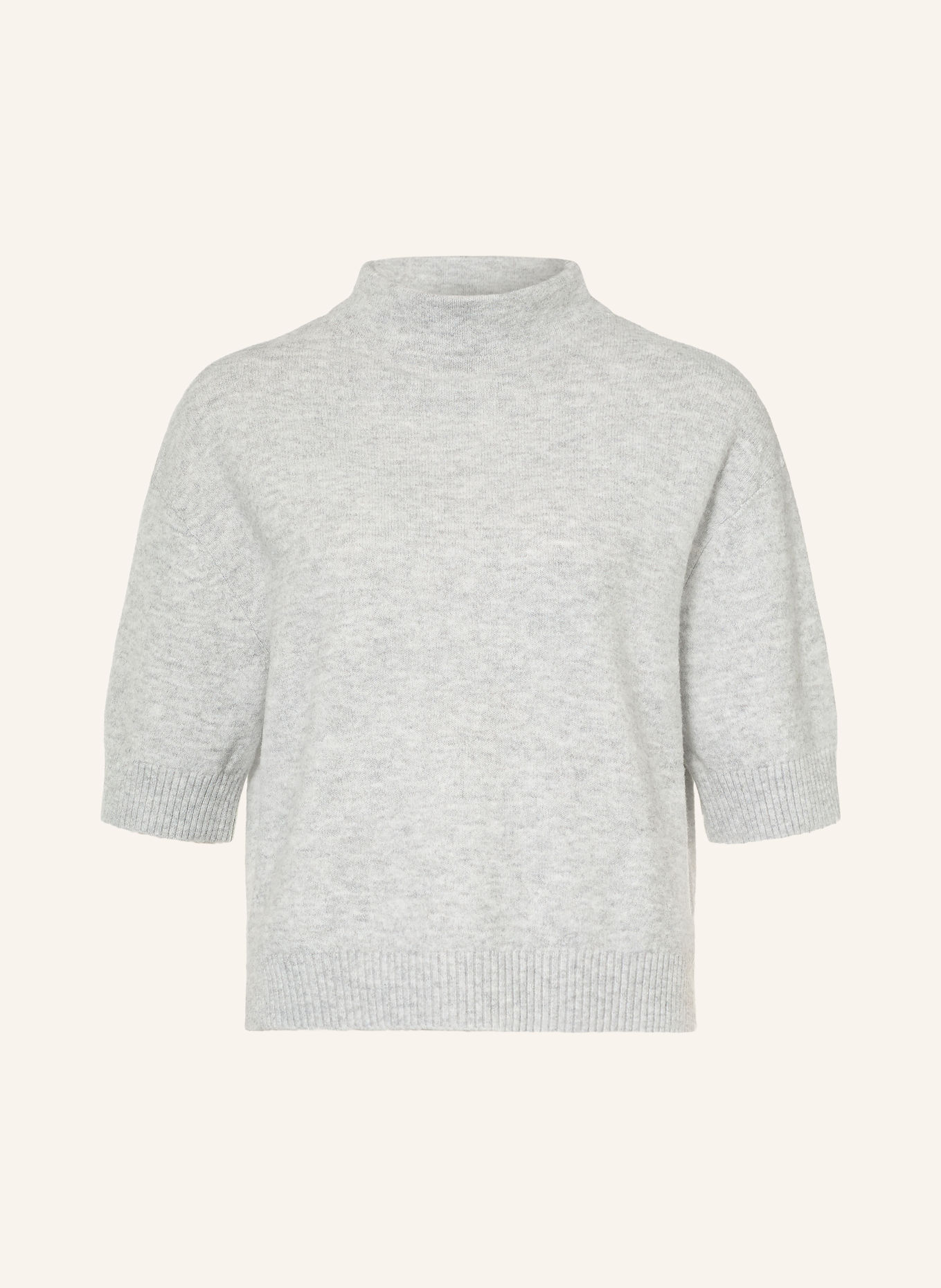 OPUS Strickshirt PIFKO: HELLGRAU