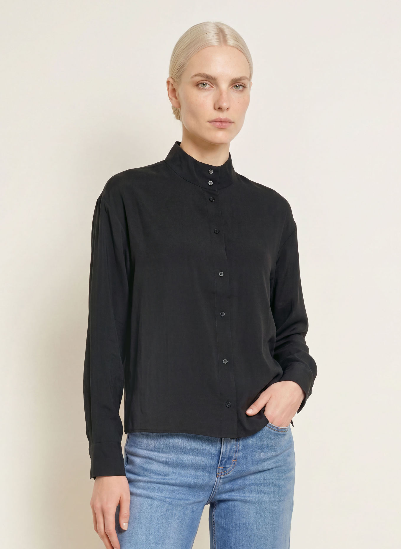 OPUS Blouse FASOFTA: NOIR