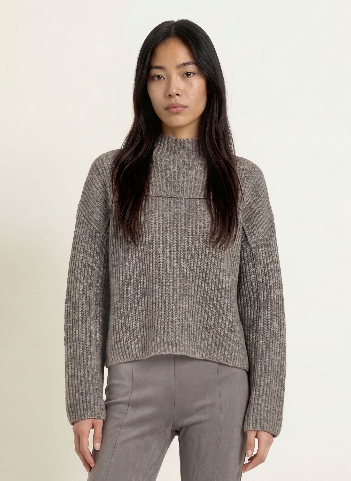 OPUS POFFA Sweater: BROWN
