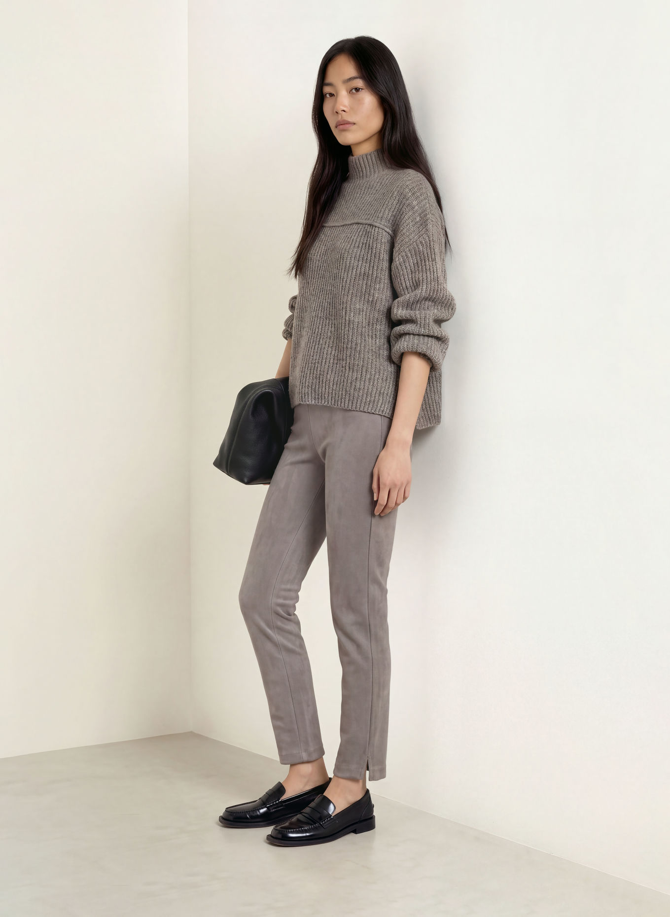 OPUS POFFA Sweater: BROWN