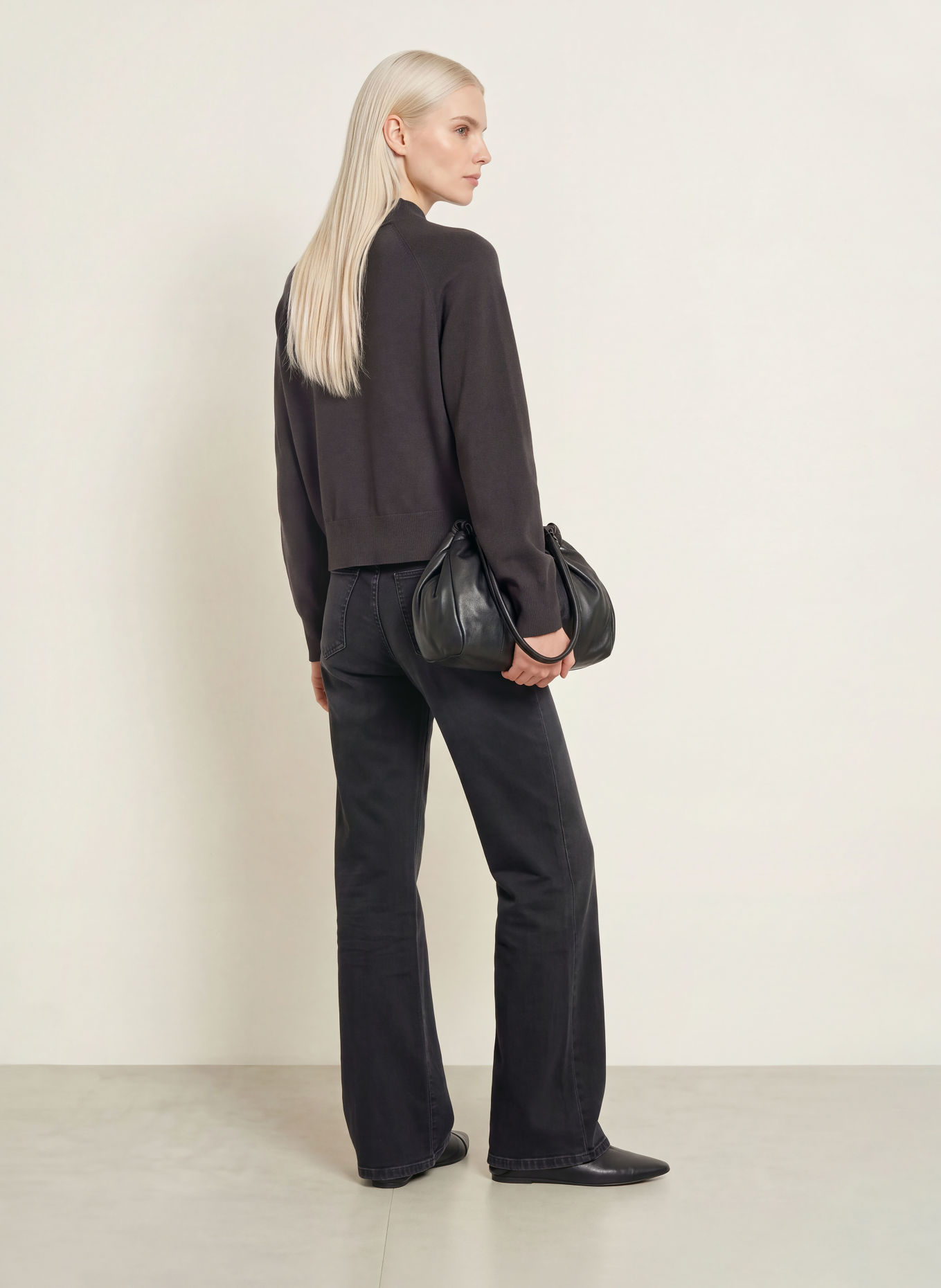 OPUS Pullover PLEEM: DUNKELGRAU