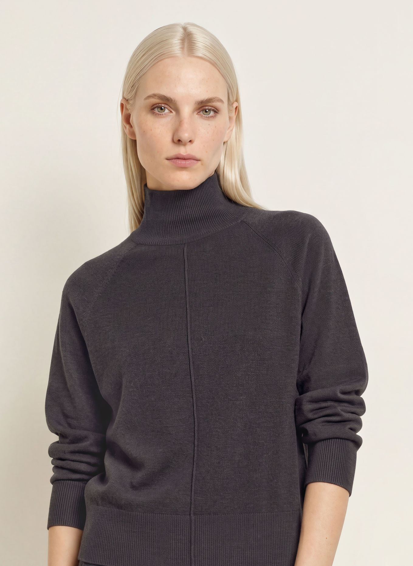 OPUS Pullover PLEEM: DUNKELGRAU