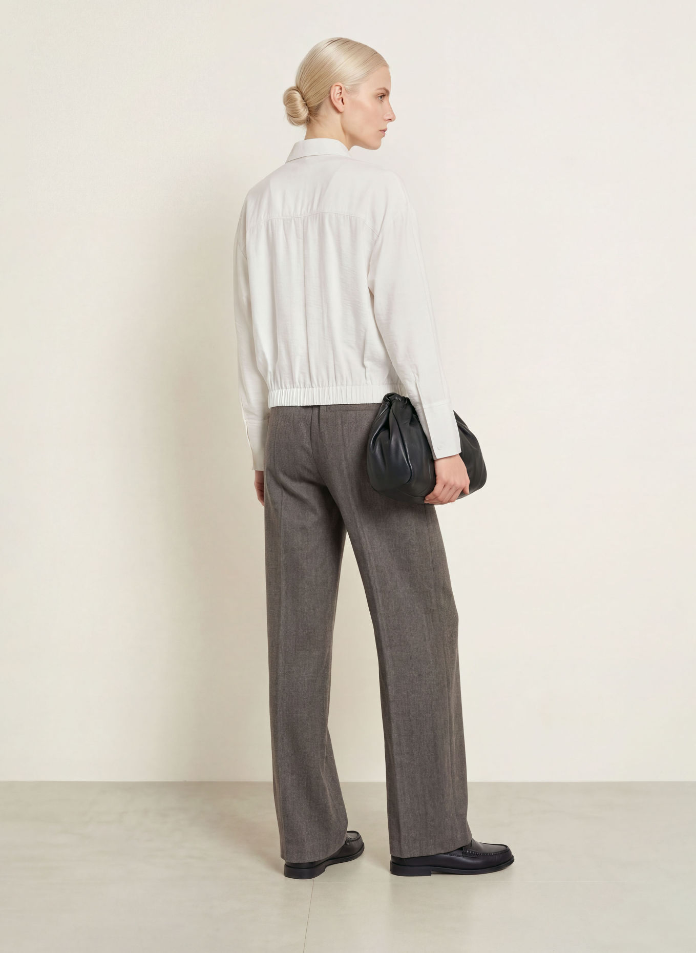 OPUS Marlenehose MELANE: GRAU