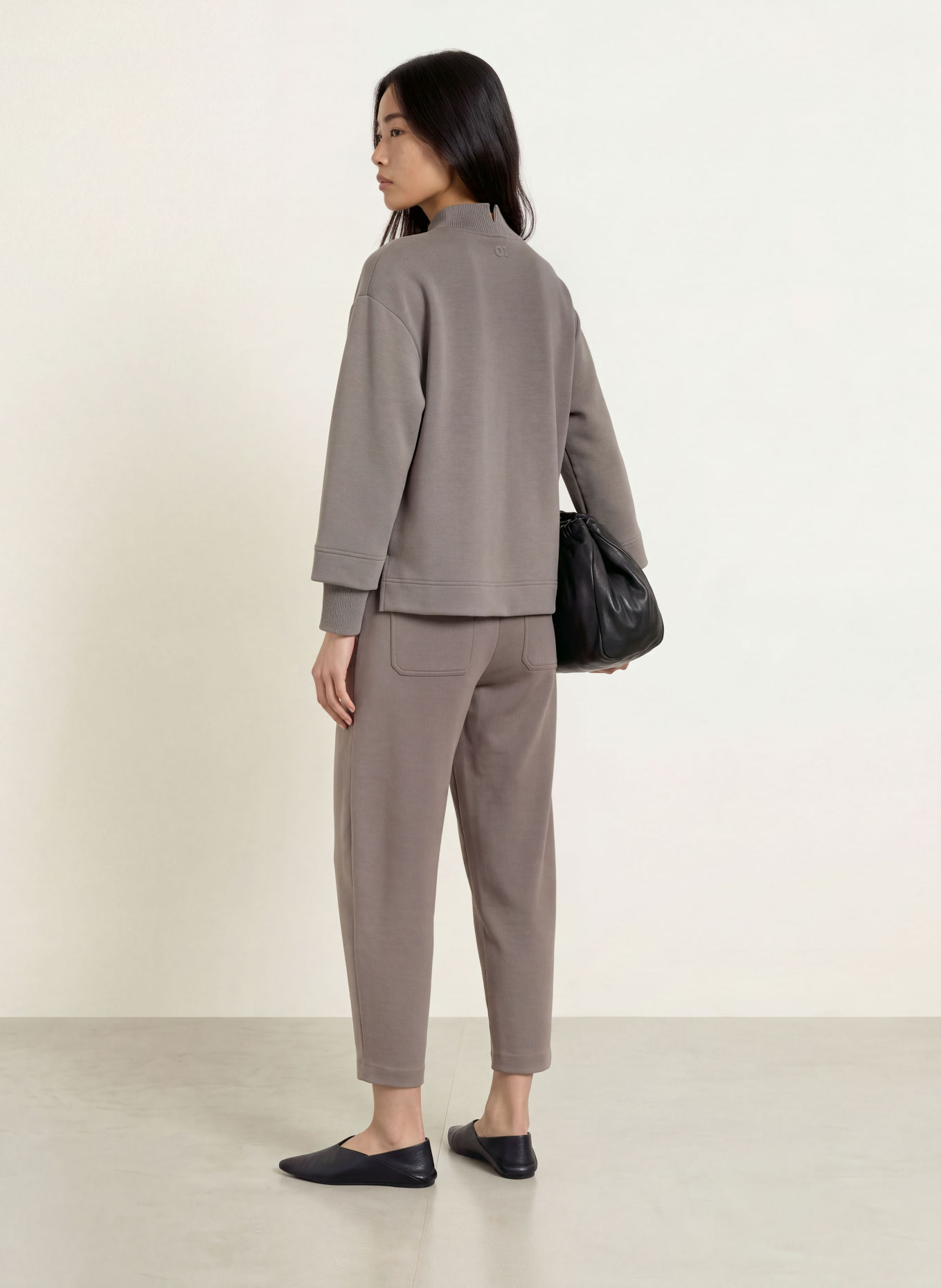 OPUS Sweatshirt GLUBA CLUB: TAUPE
